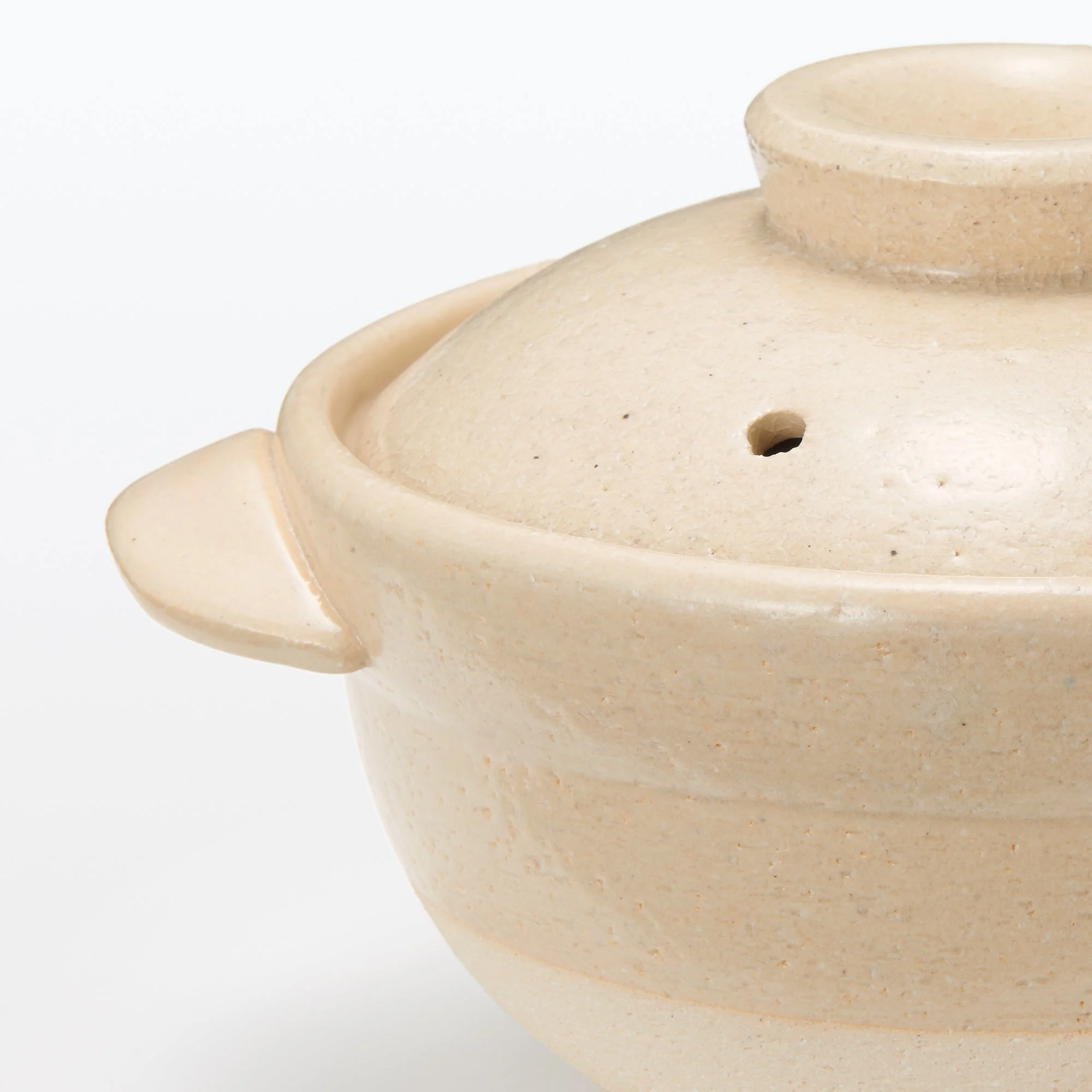 Banko Ware Ceramic Small Pot - Transparent Glaze 0.8 Qt - Image 7