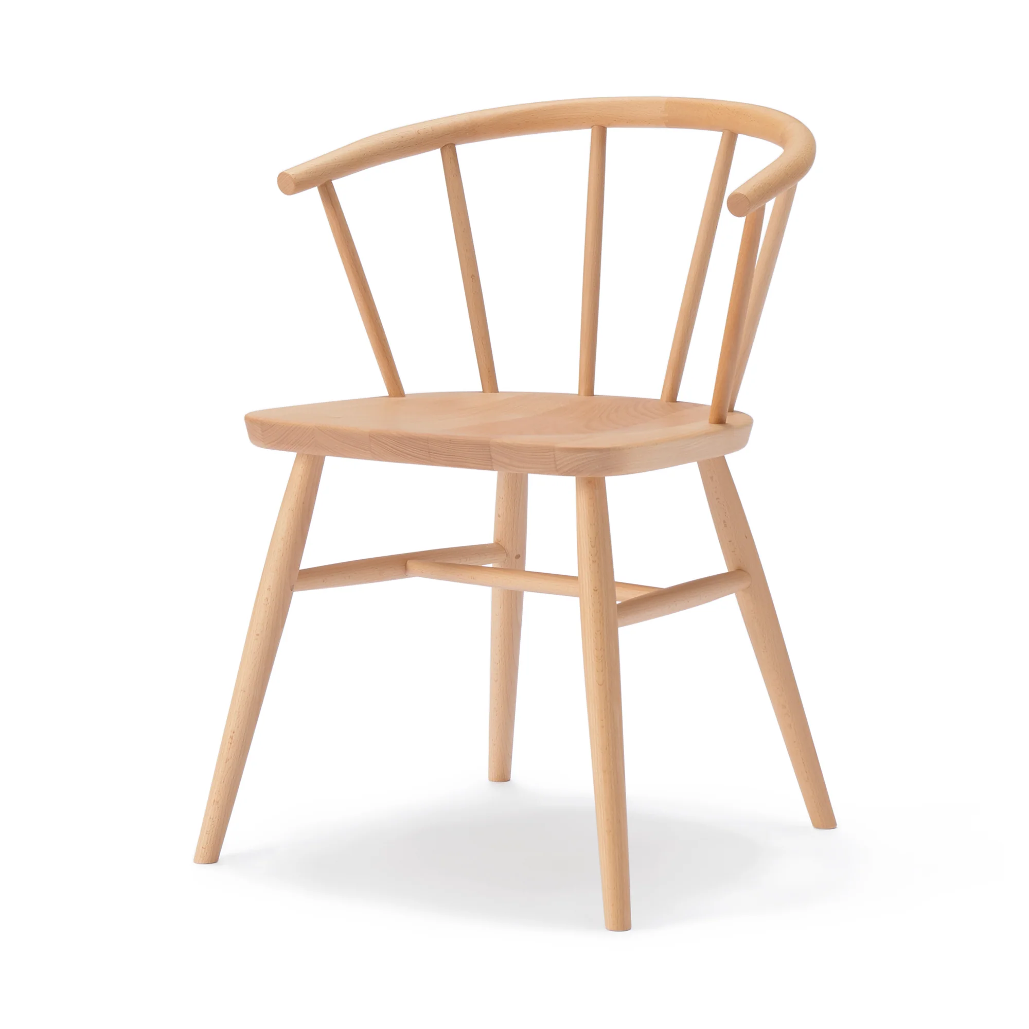 Beech Wood Chair with Round Legs