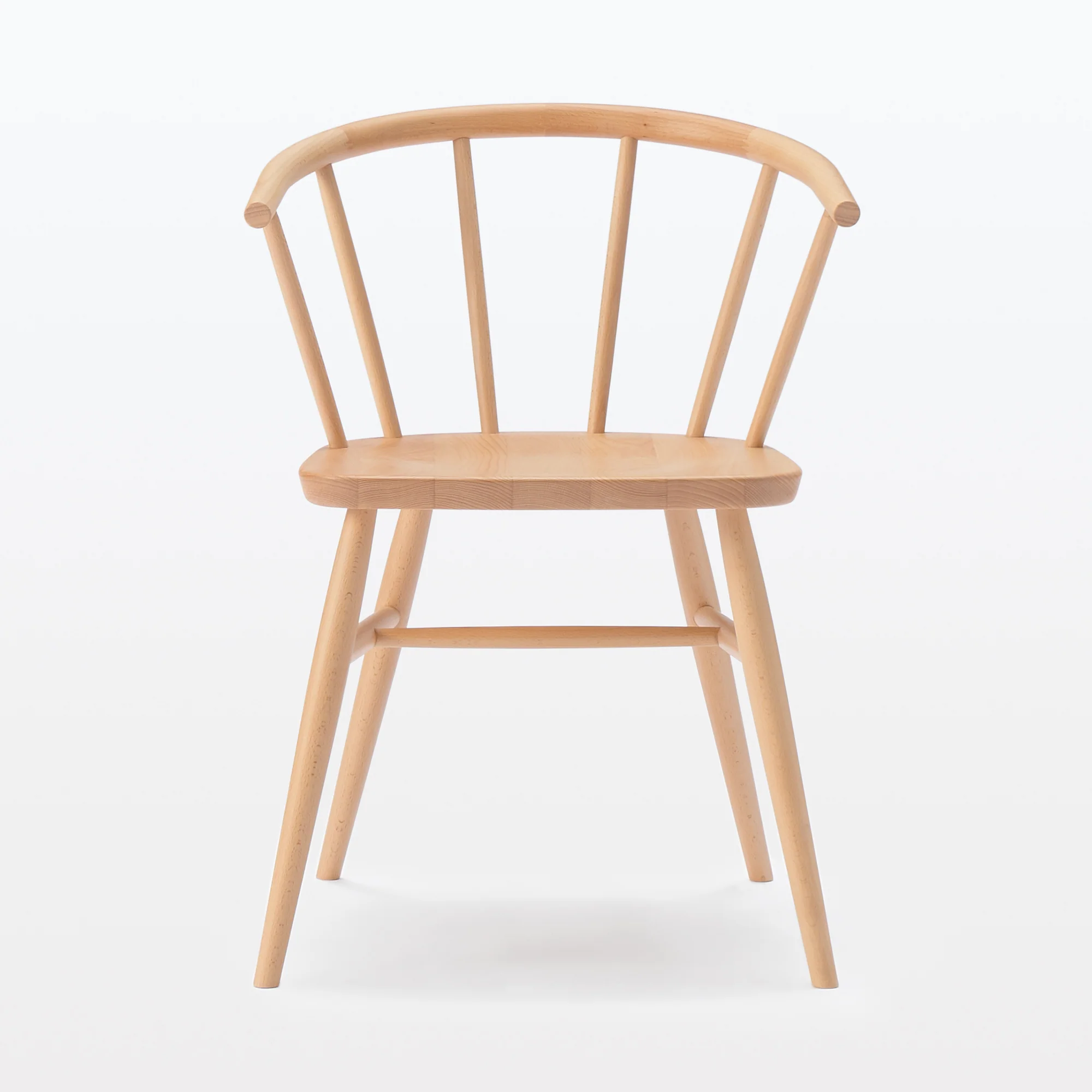 Beech Wood Chair with Round Legs - Image 2