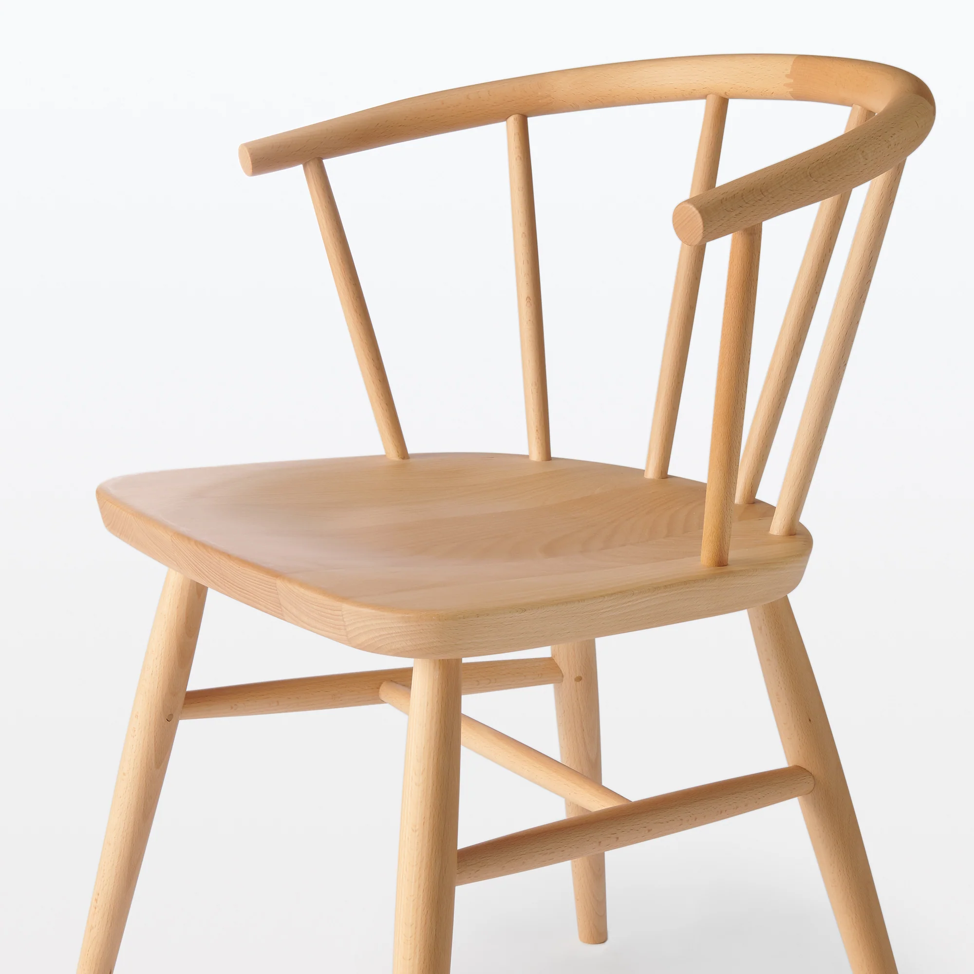 Beech Wood Chair with Round Legs - Image 5
