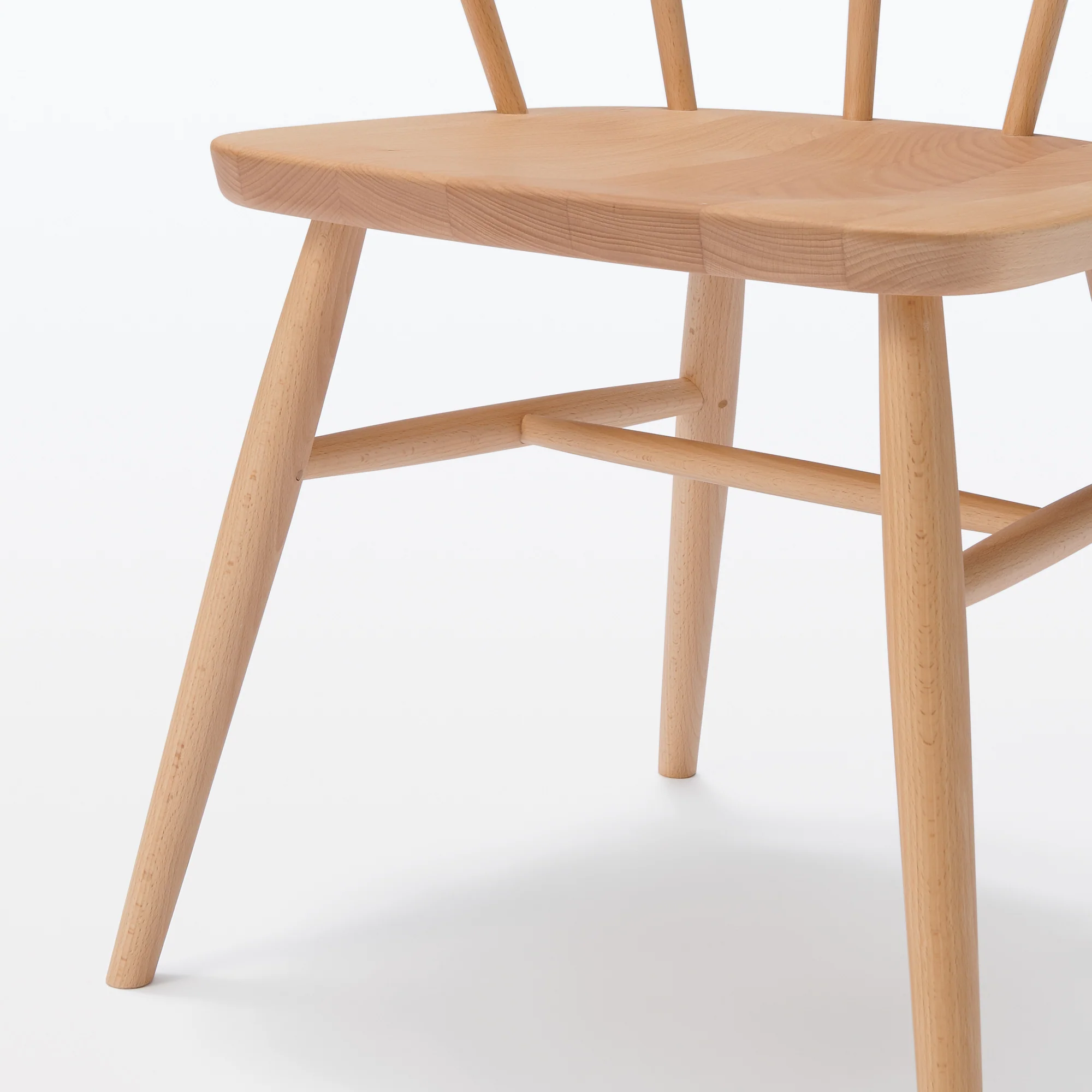 Beech Wood Chair with Round Legs - Image 6