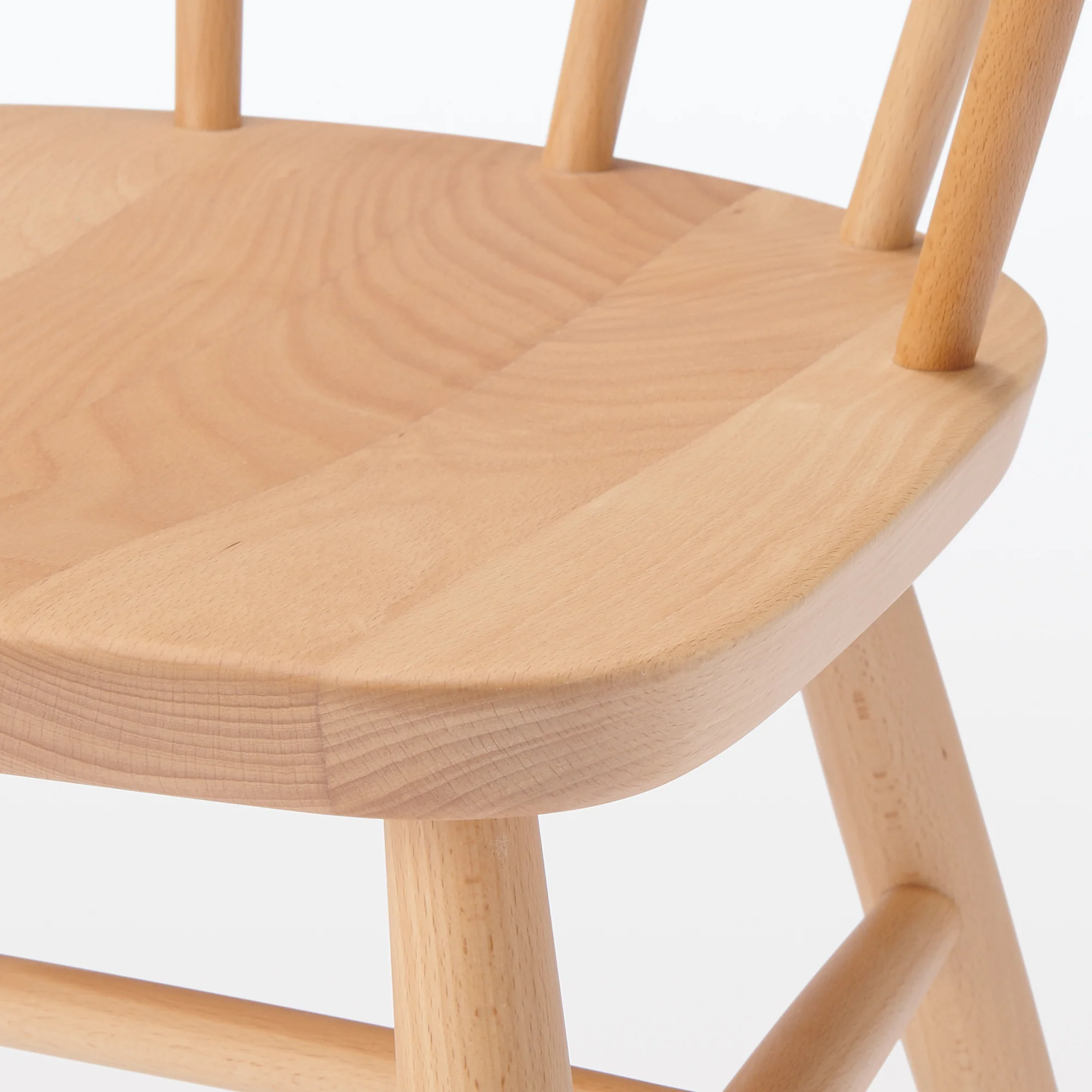 Beech Wood Chair with Round Legs - Image 7