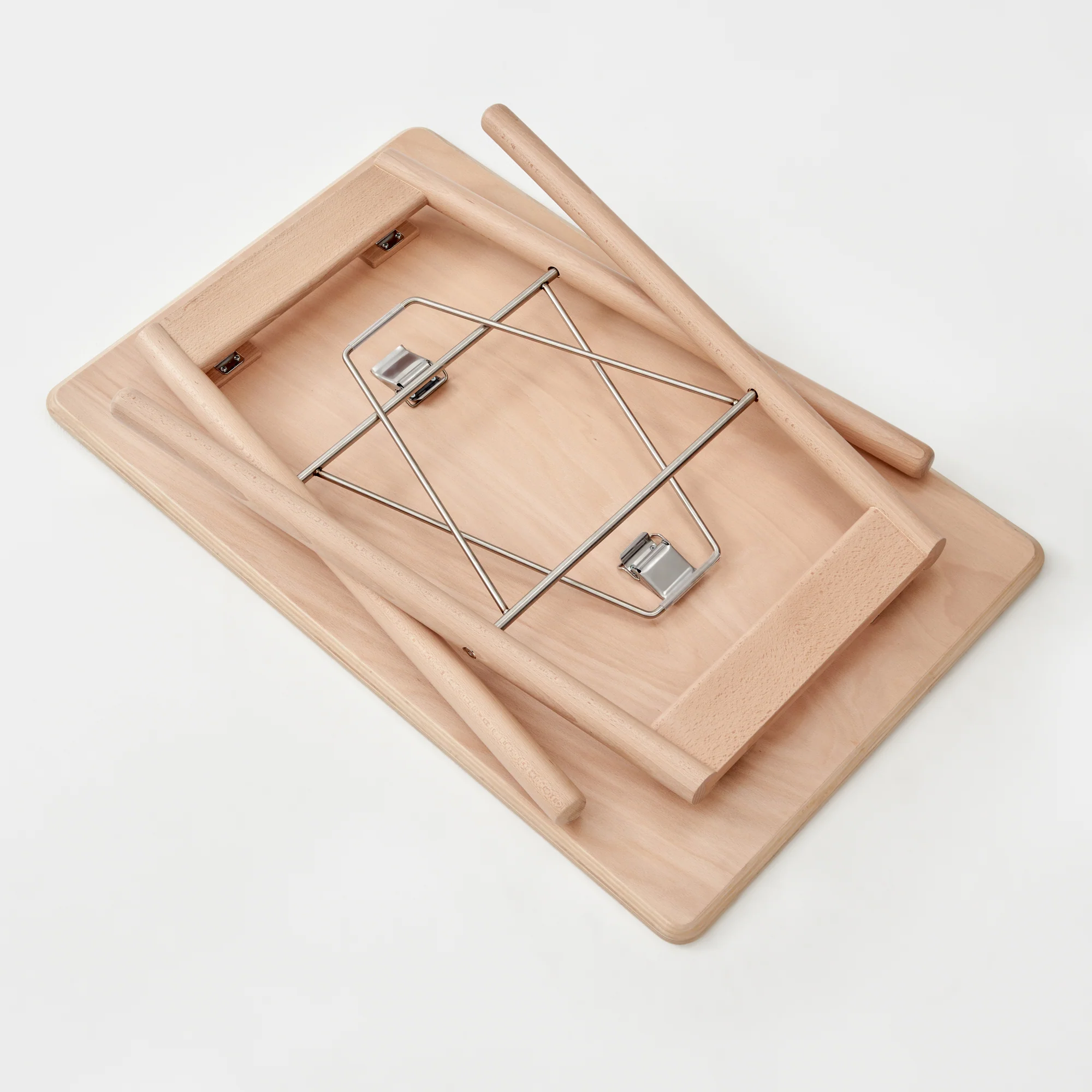 Beech Wood Folding Table - Image 4