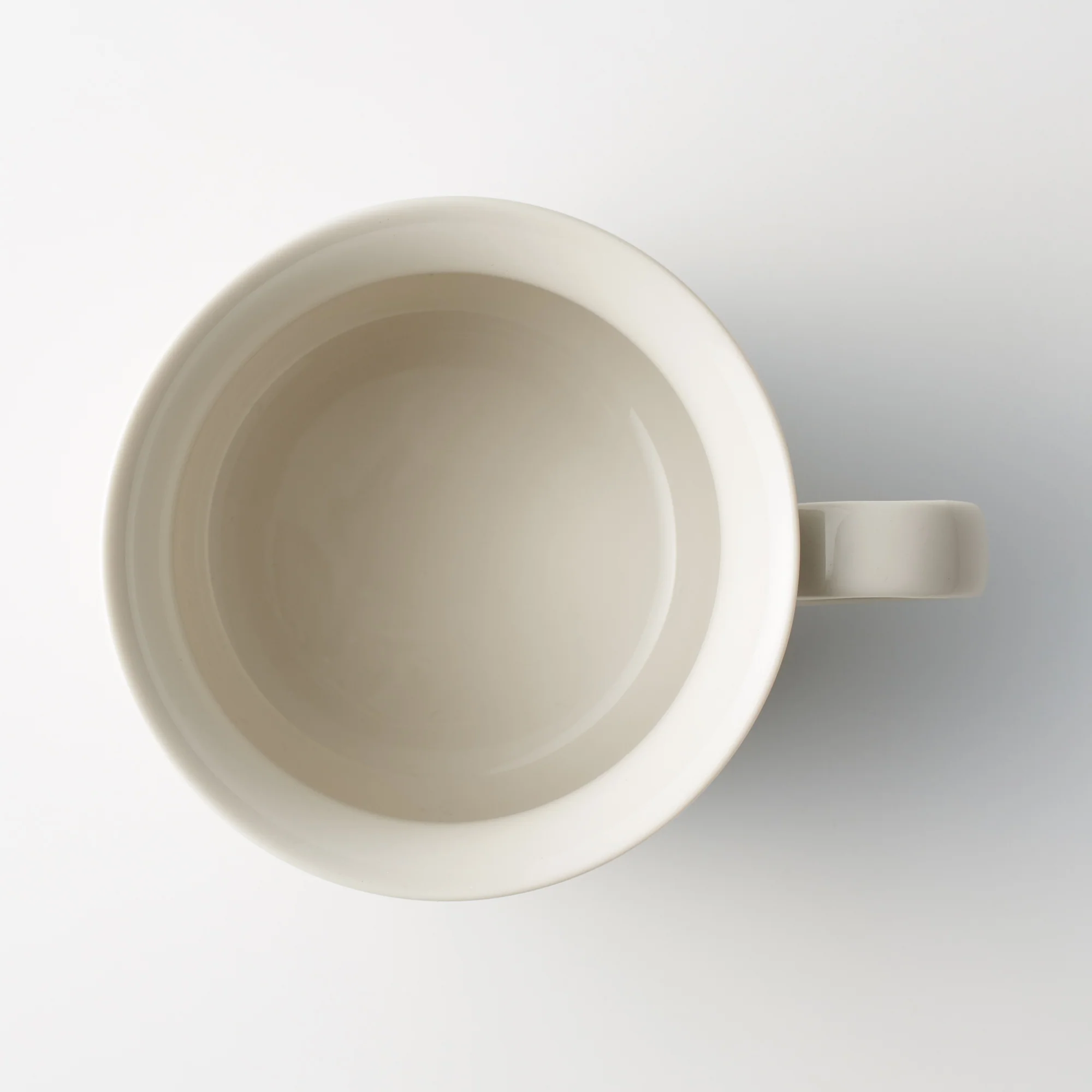 Beige Porcelain Cup - Image 3