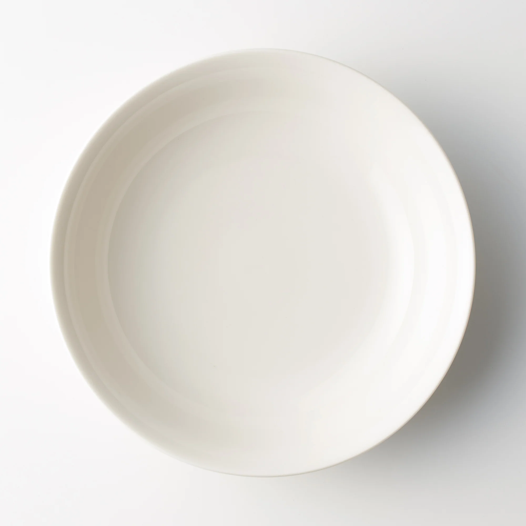 Beige Porcelain Deep Dish - Image 10