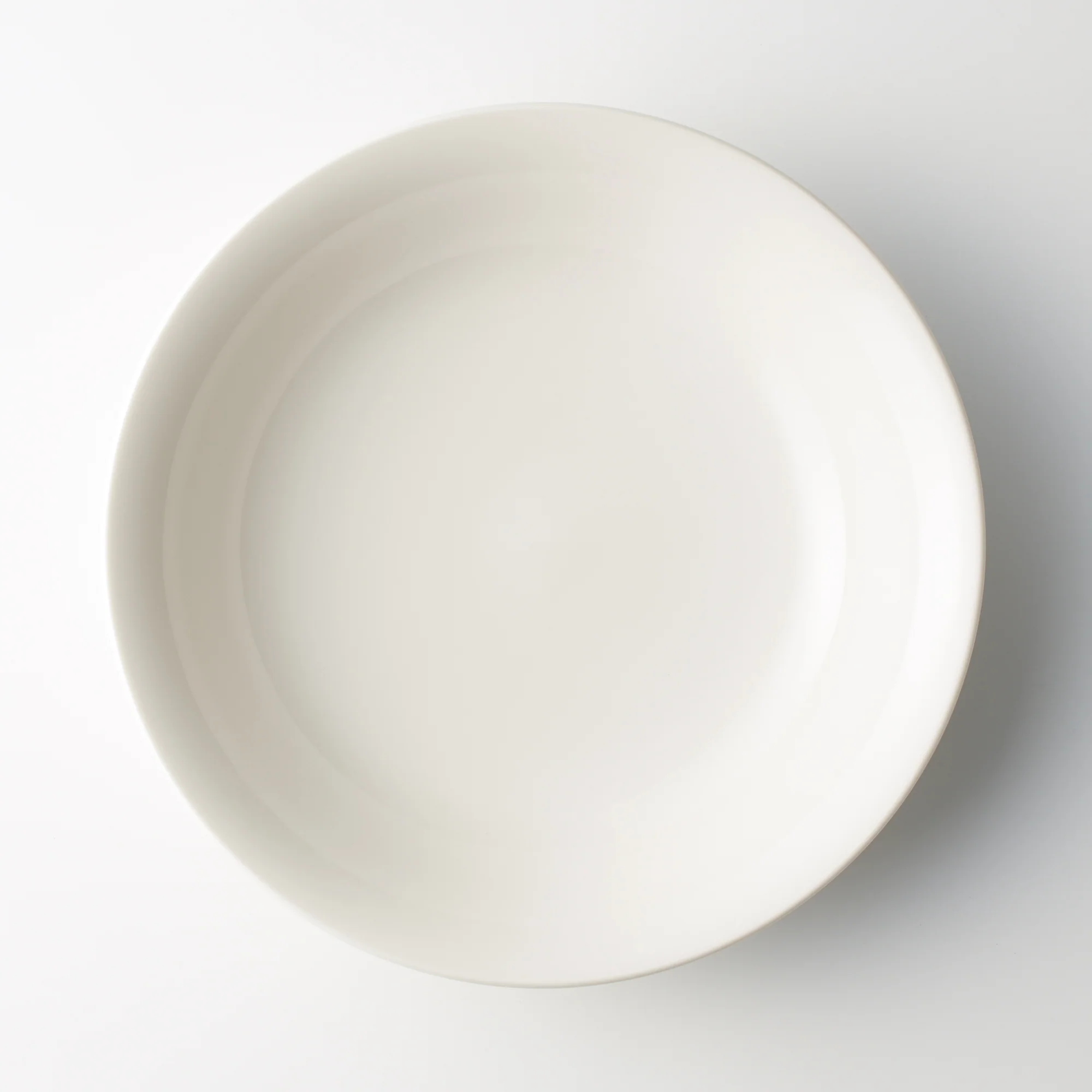 Beige Porcelain Deep Dish - Image 16