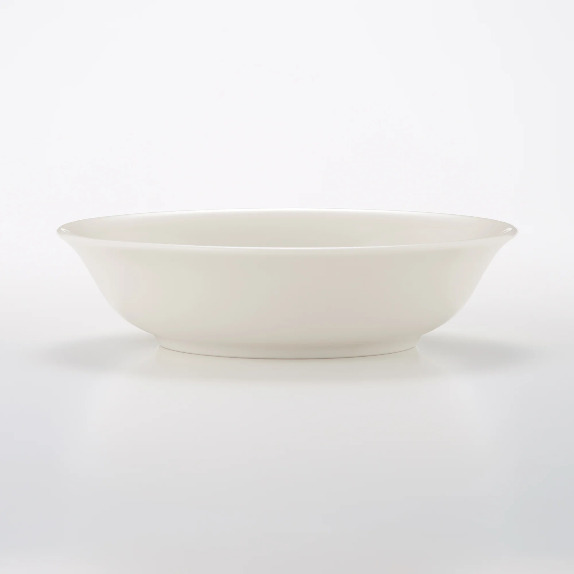 Beige Porcelain Deep Dish - Image 2