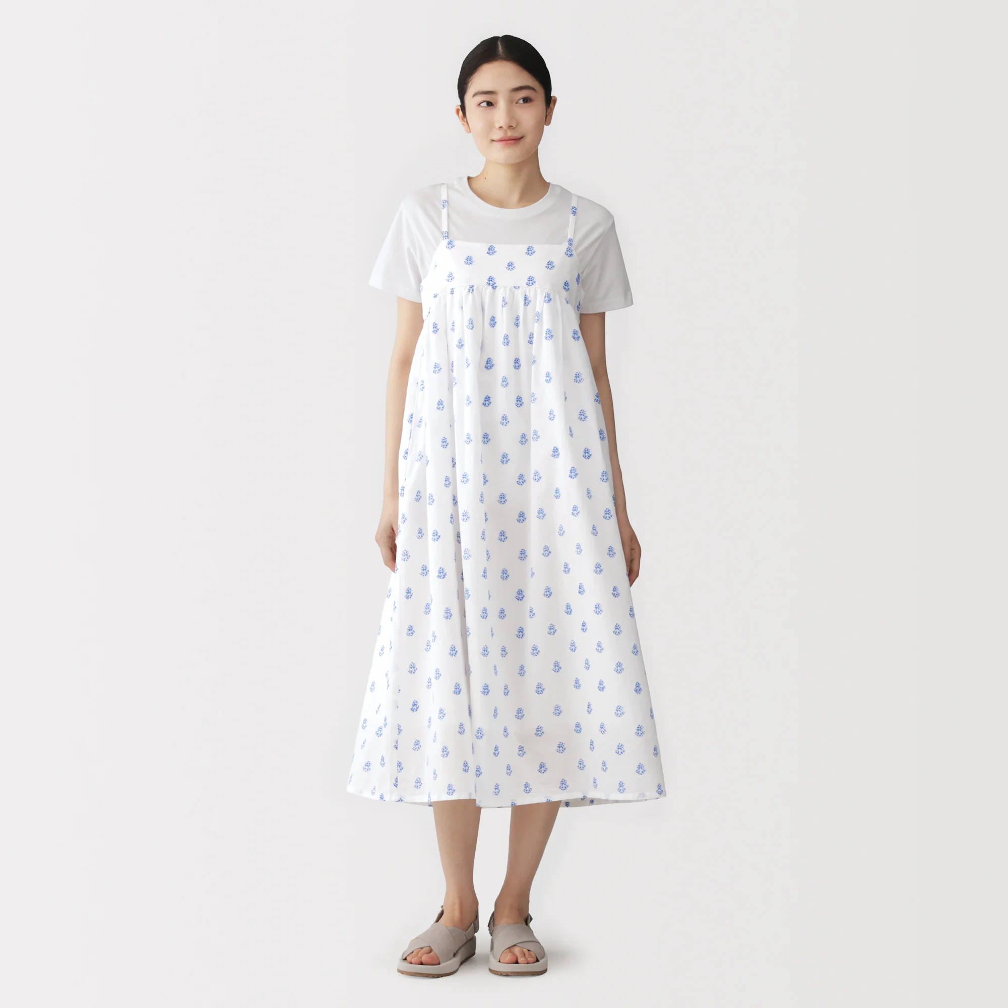 Block Print Cami Dress