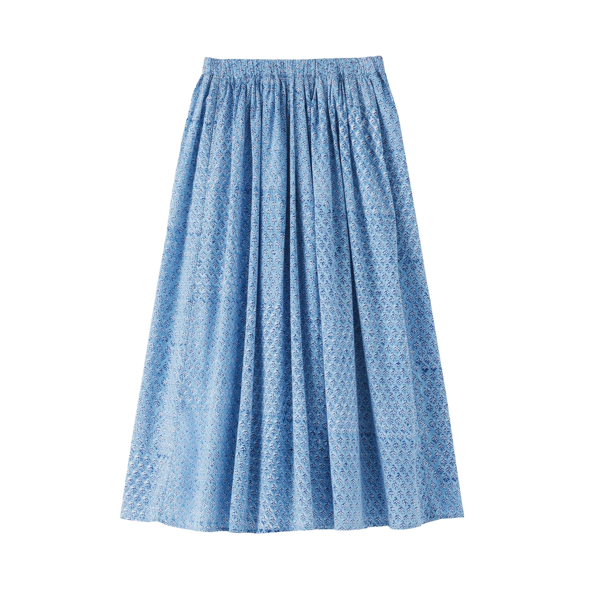 Block Print Gathered Skirt - Image 12
