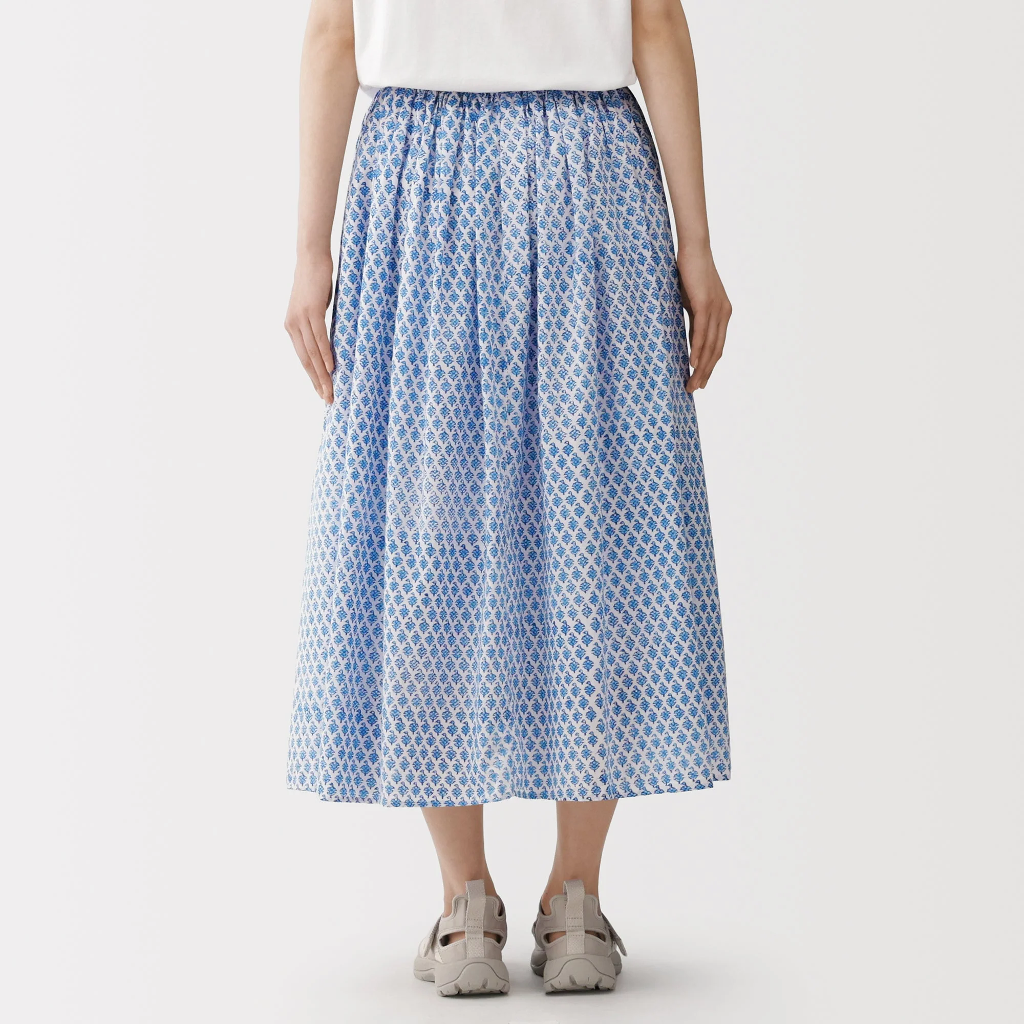 Block Print Gathered Skirt - Image 16