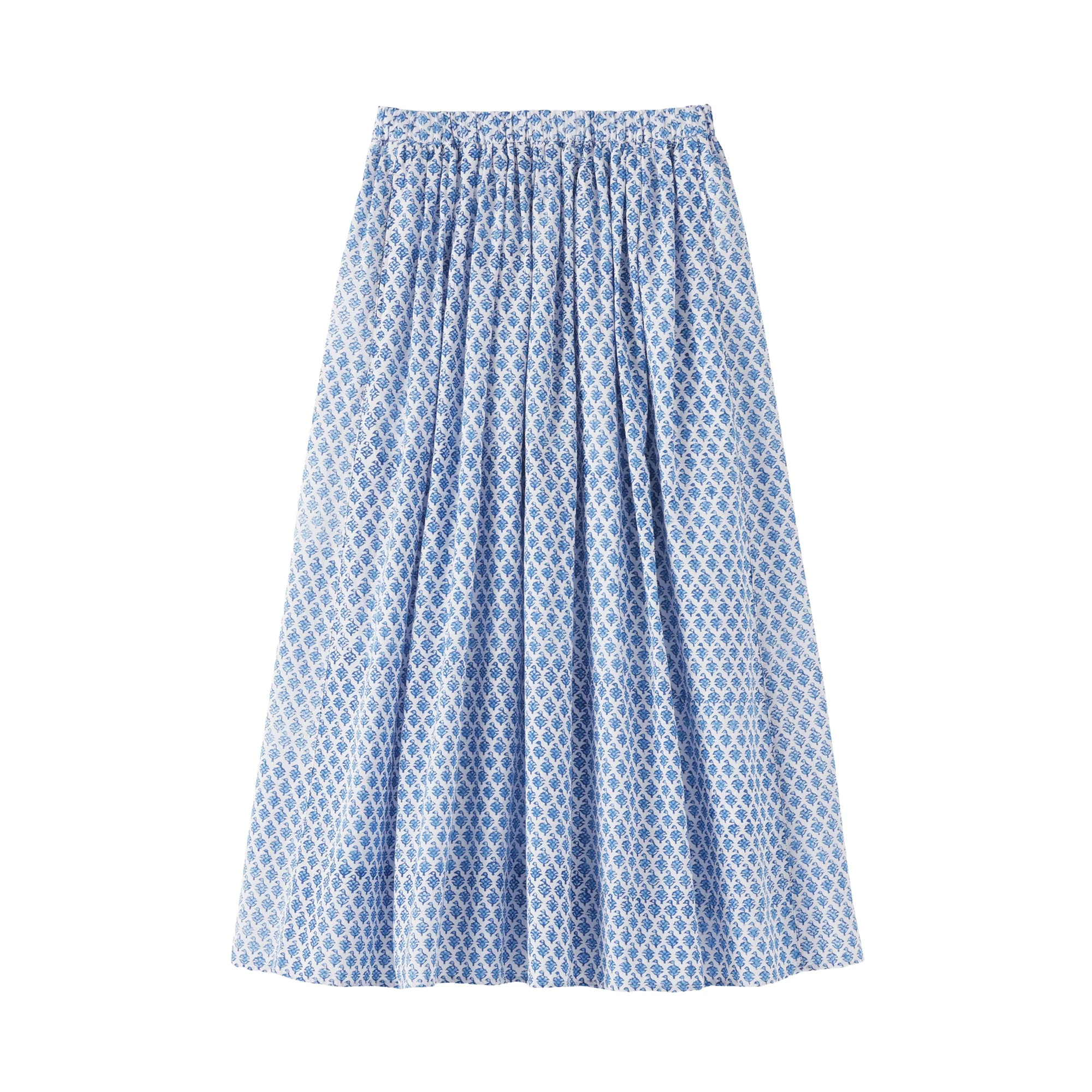 Block Print Gathered Skirt - Image 2