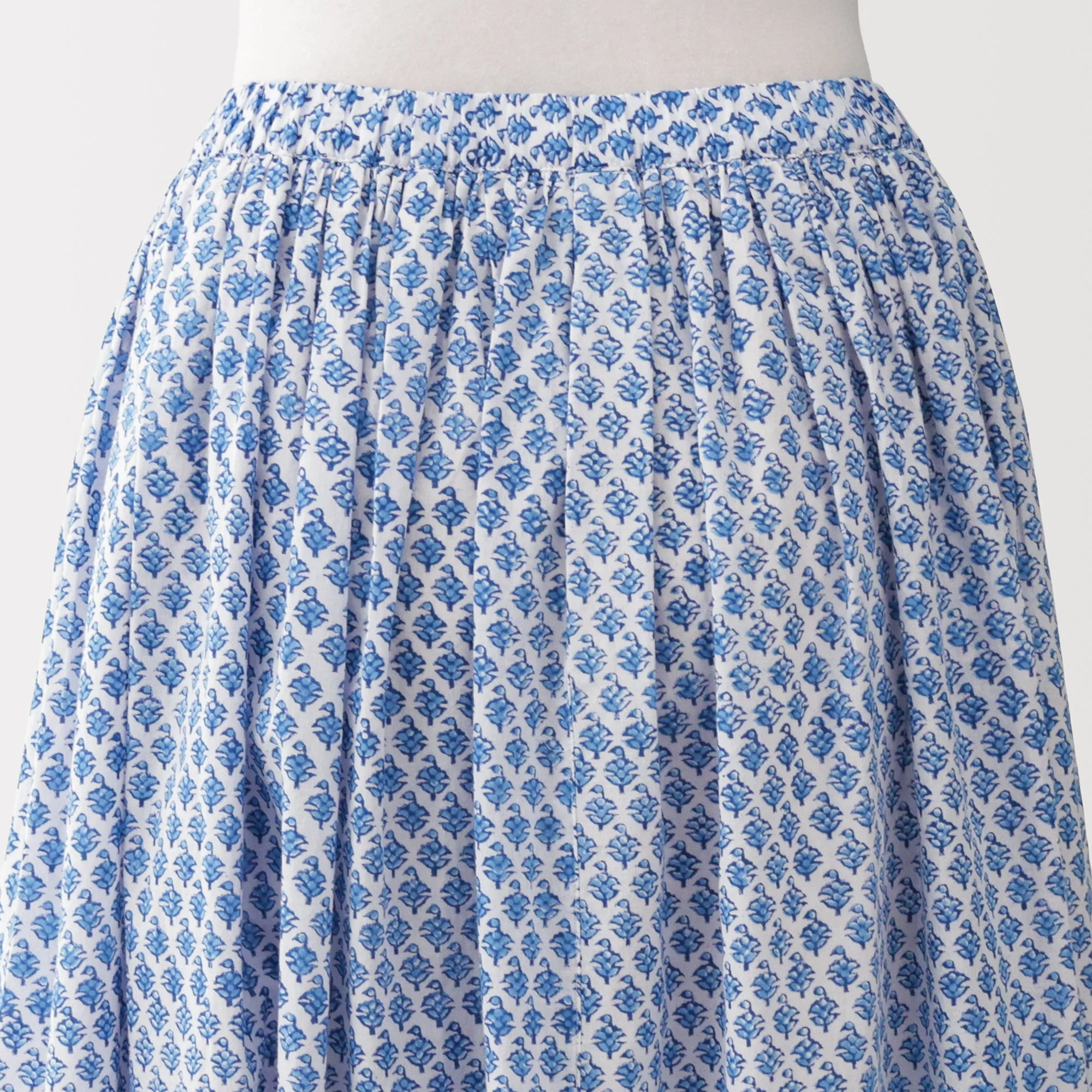 Block Print Gathered Skirt - Image 8