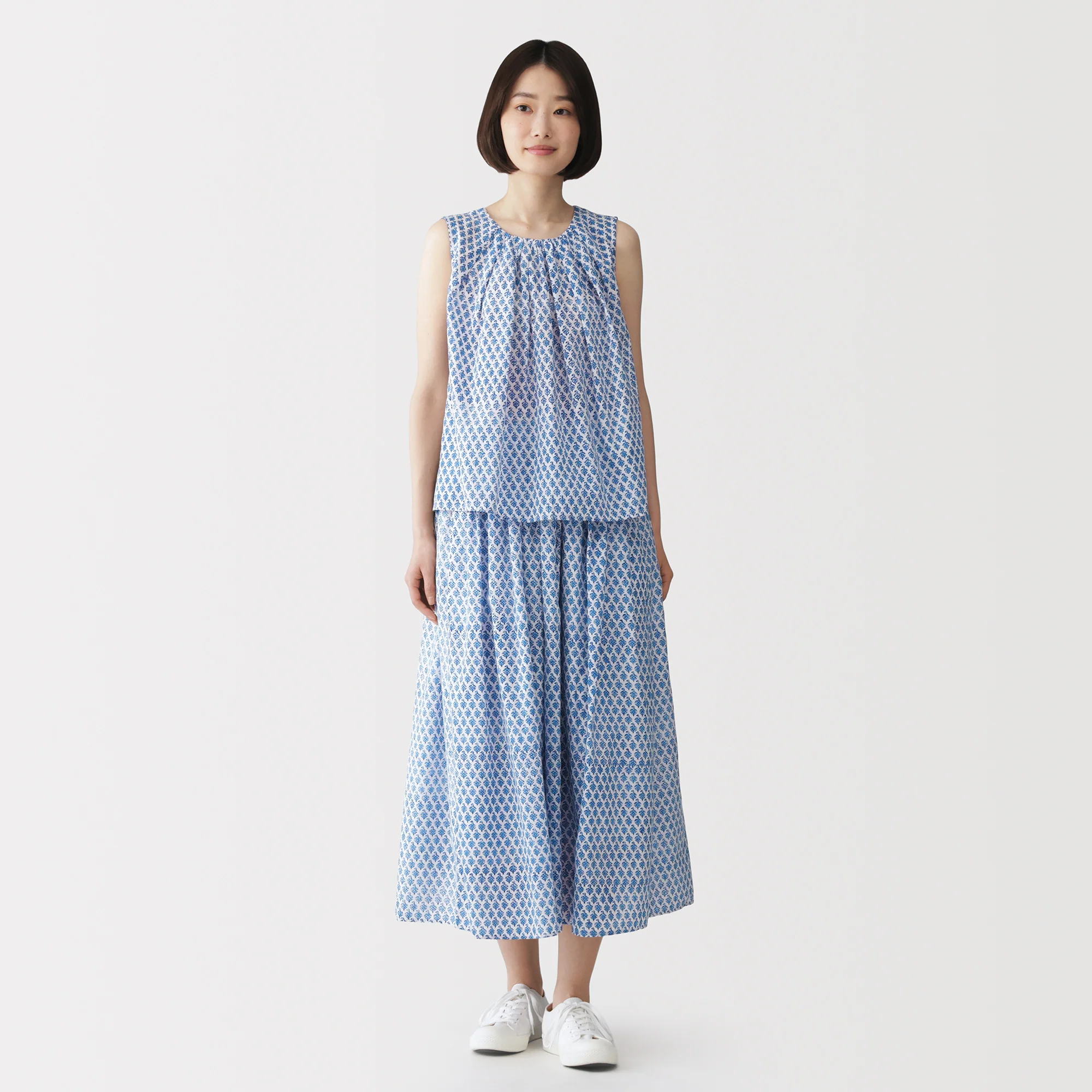Block Print Sleeveless Blouse - Image 4