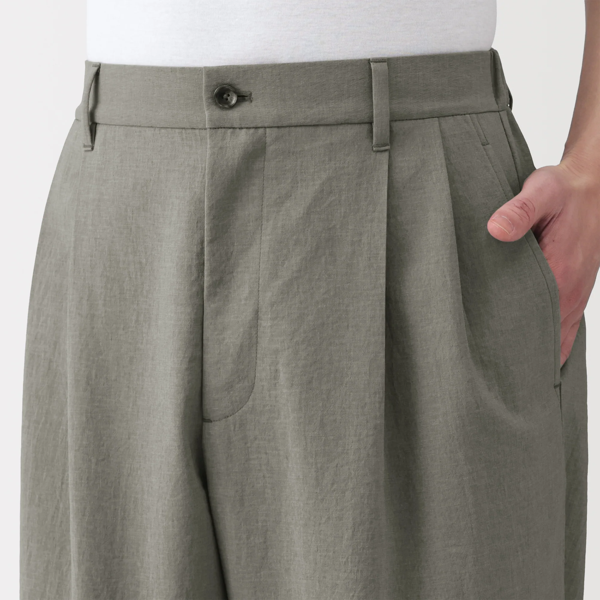 Breathable Double-Pleated Pants - Image 15