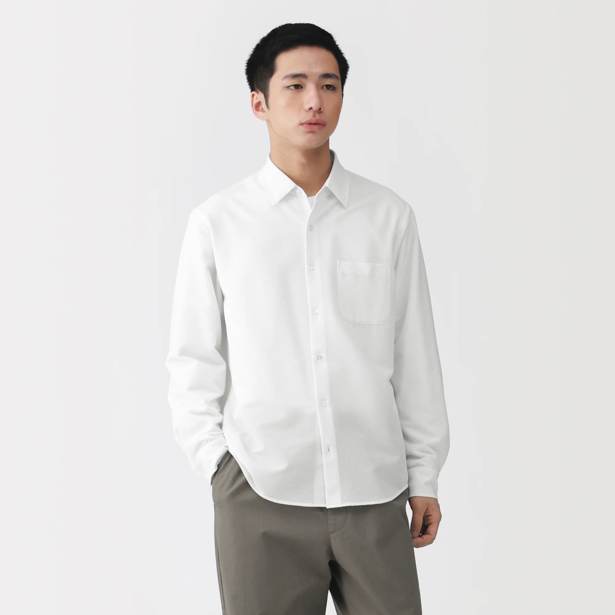 Breathable Seersucker Shirt - Image 10