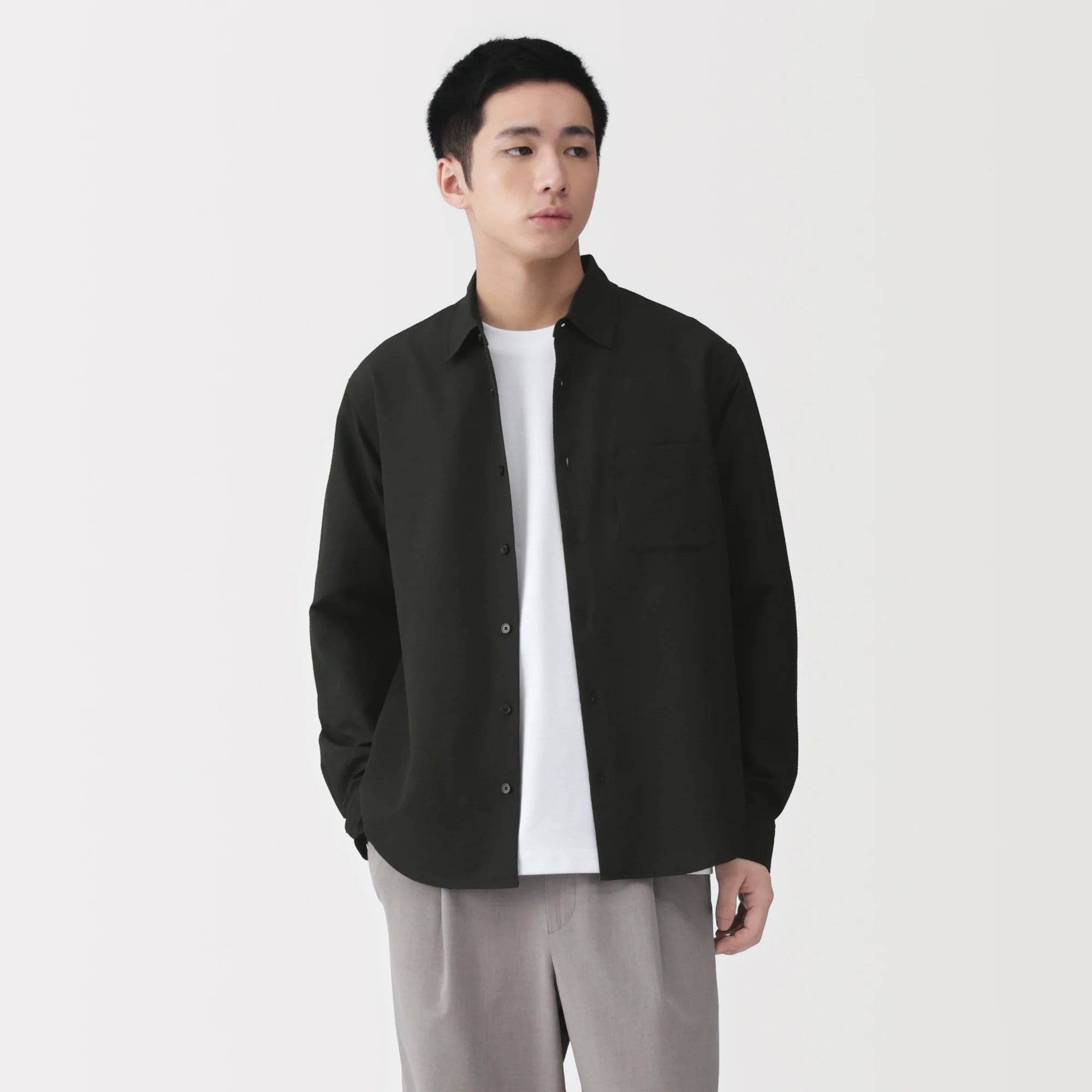 Breathable Seersucker Shirt - Image 17