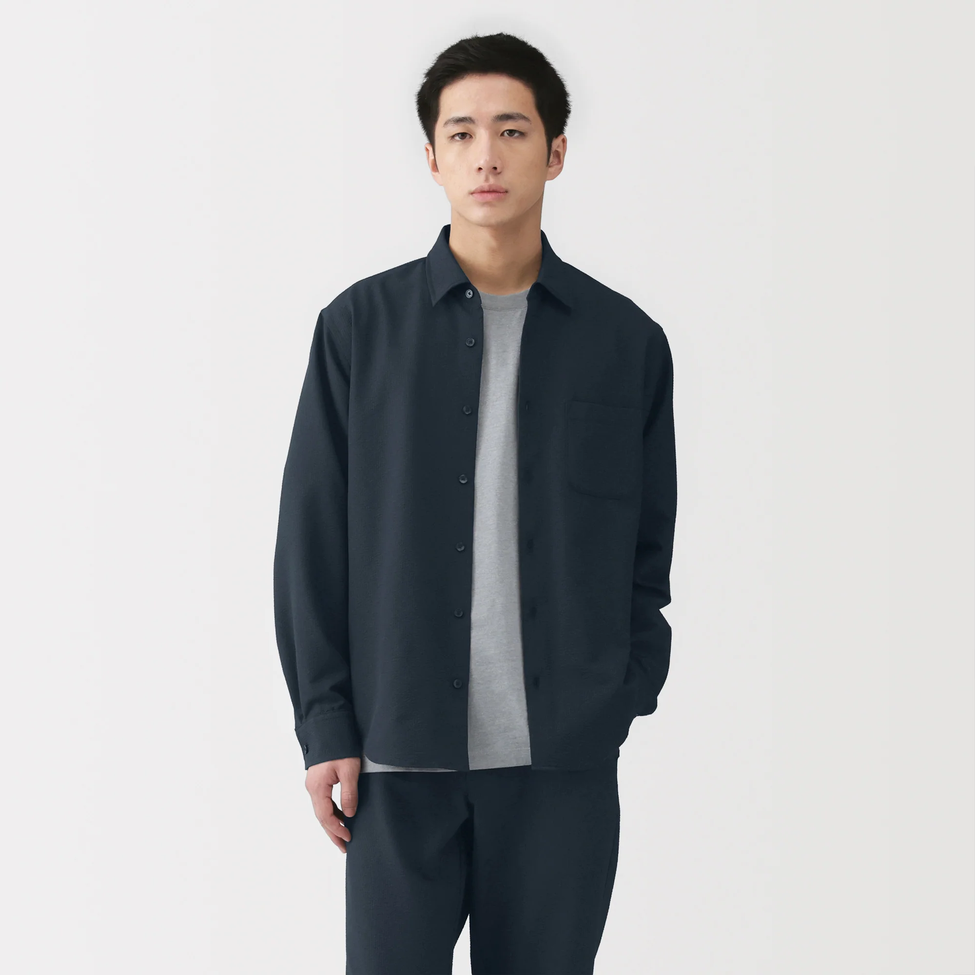 Breathable Seersucker Shirt - Image 3