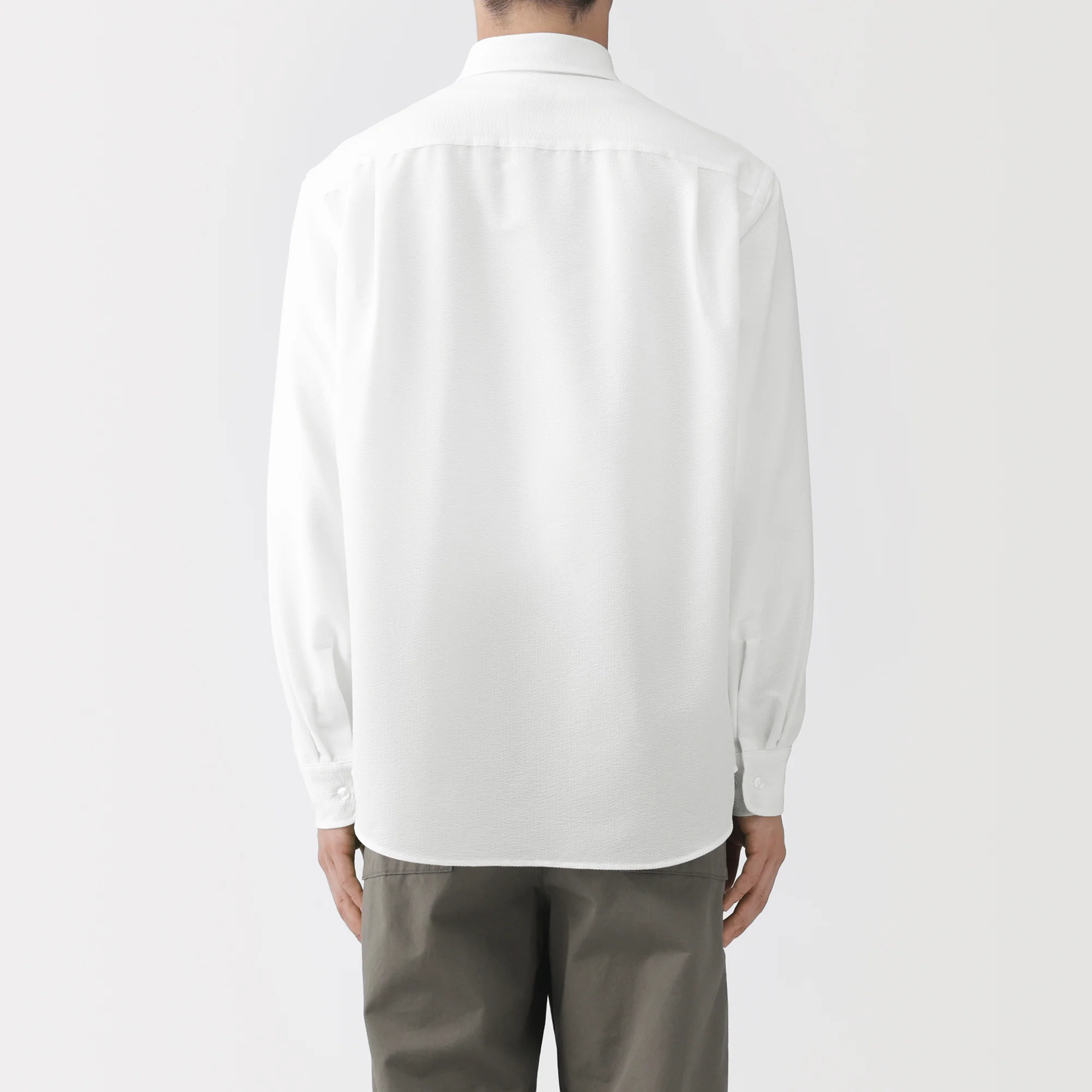 Breathable Seersucker Shirt - Image 6