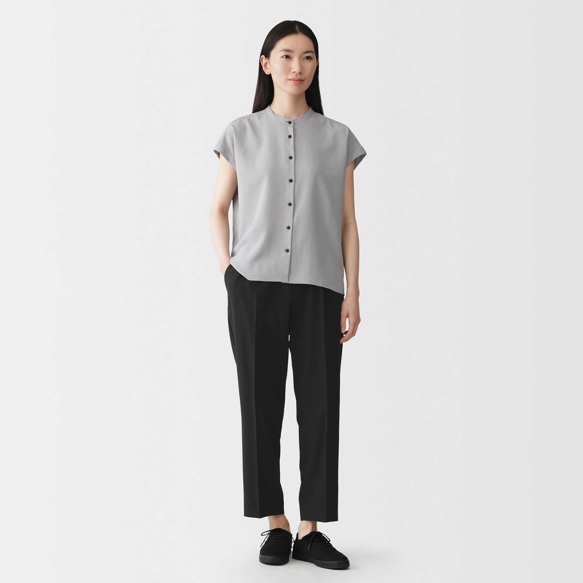 Breathable Seersucker Tapered Pants - Image 22