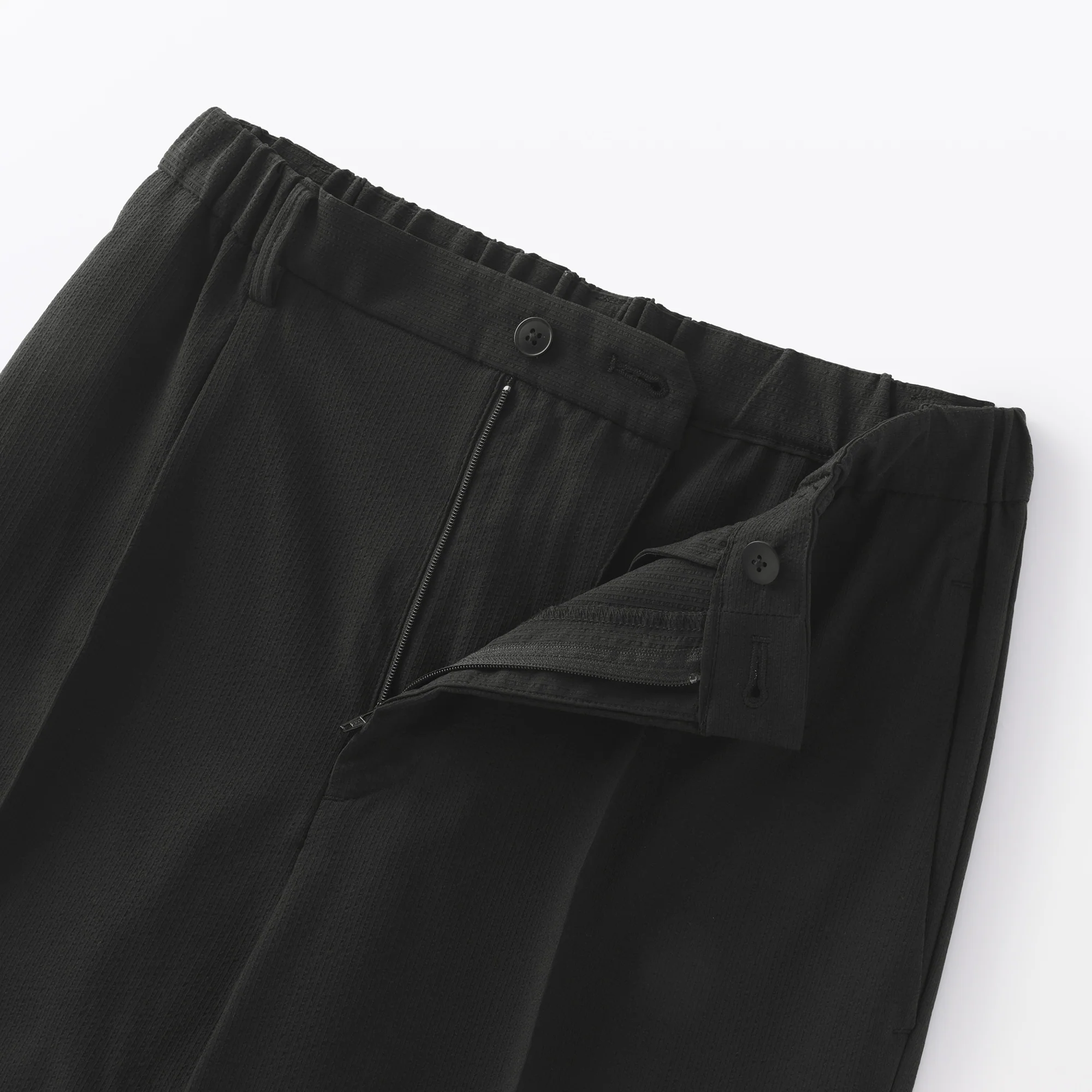 Breathable Seersucker Tapered Pants - Image 27