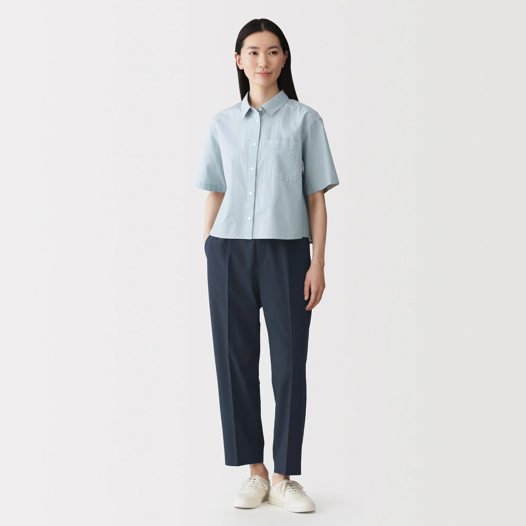 Breathable Seersucker Tapered Pants - Image 31