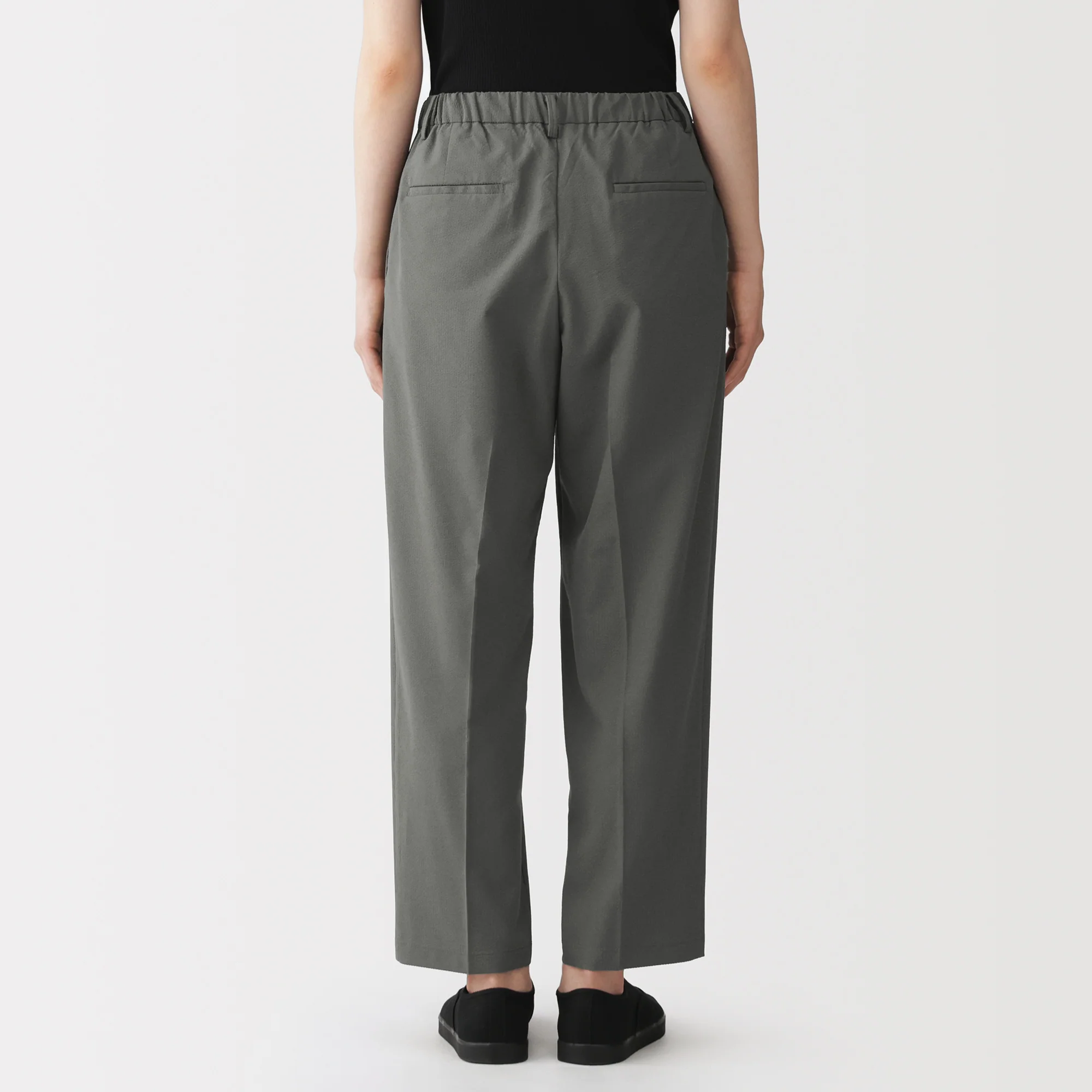 Breathable Seersucker Tapered Pants - Image 33