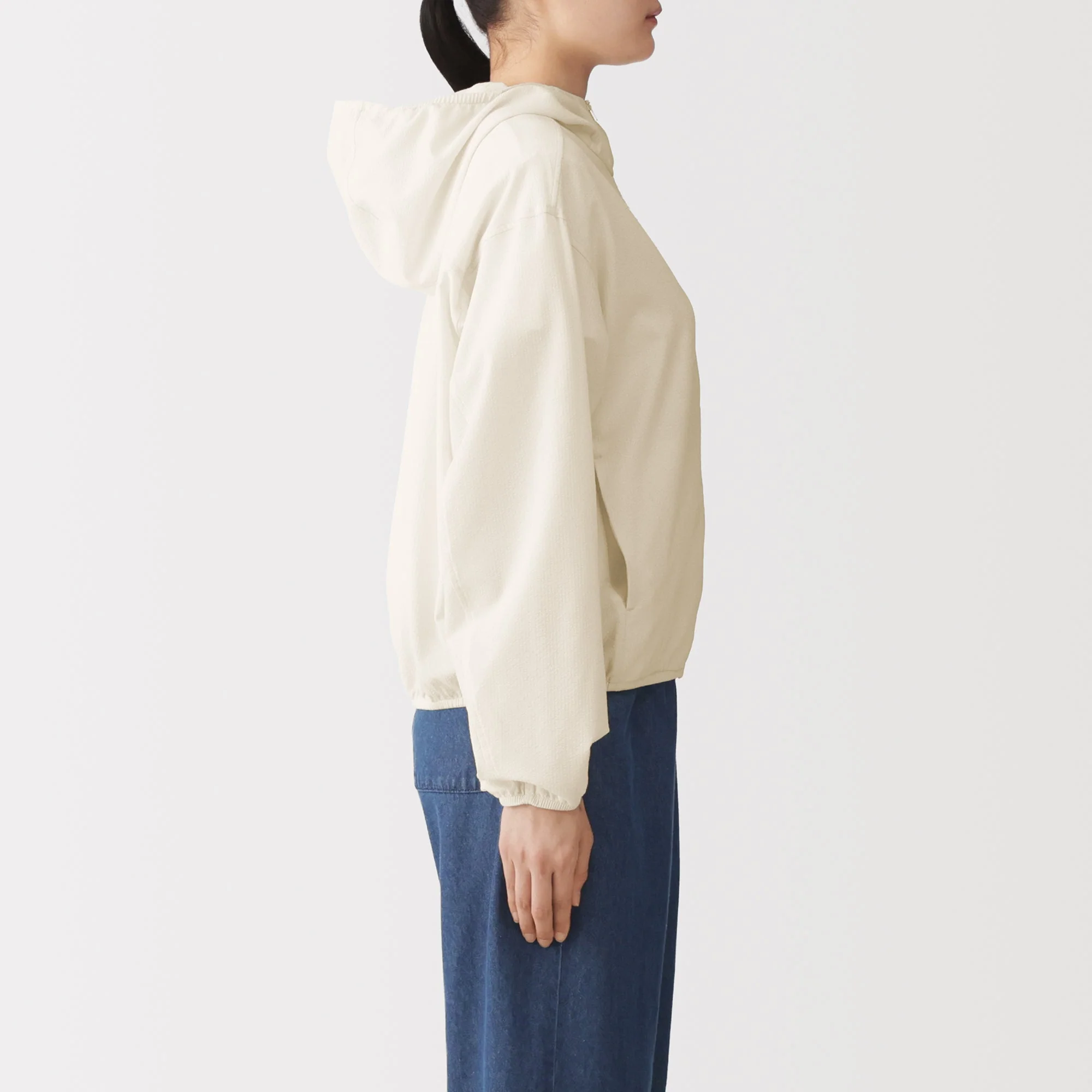 Breathable Seersucker Zip Hoodie - Image 23