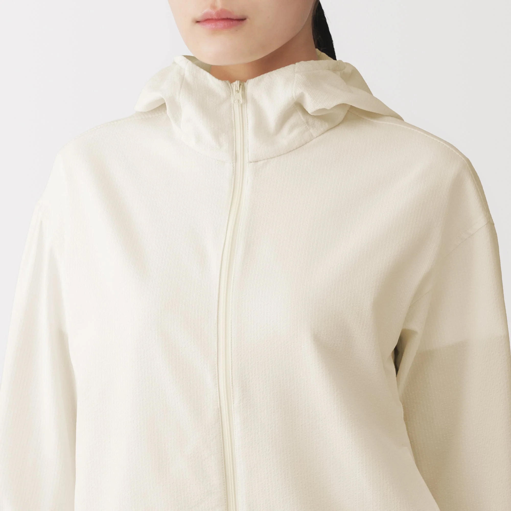 Breathable Seersucker Zip Hoodie - Image 25