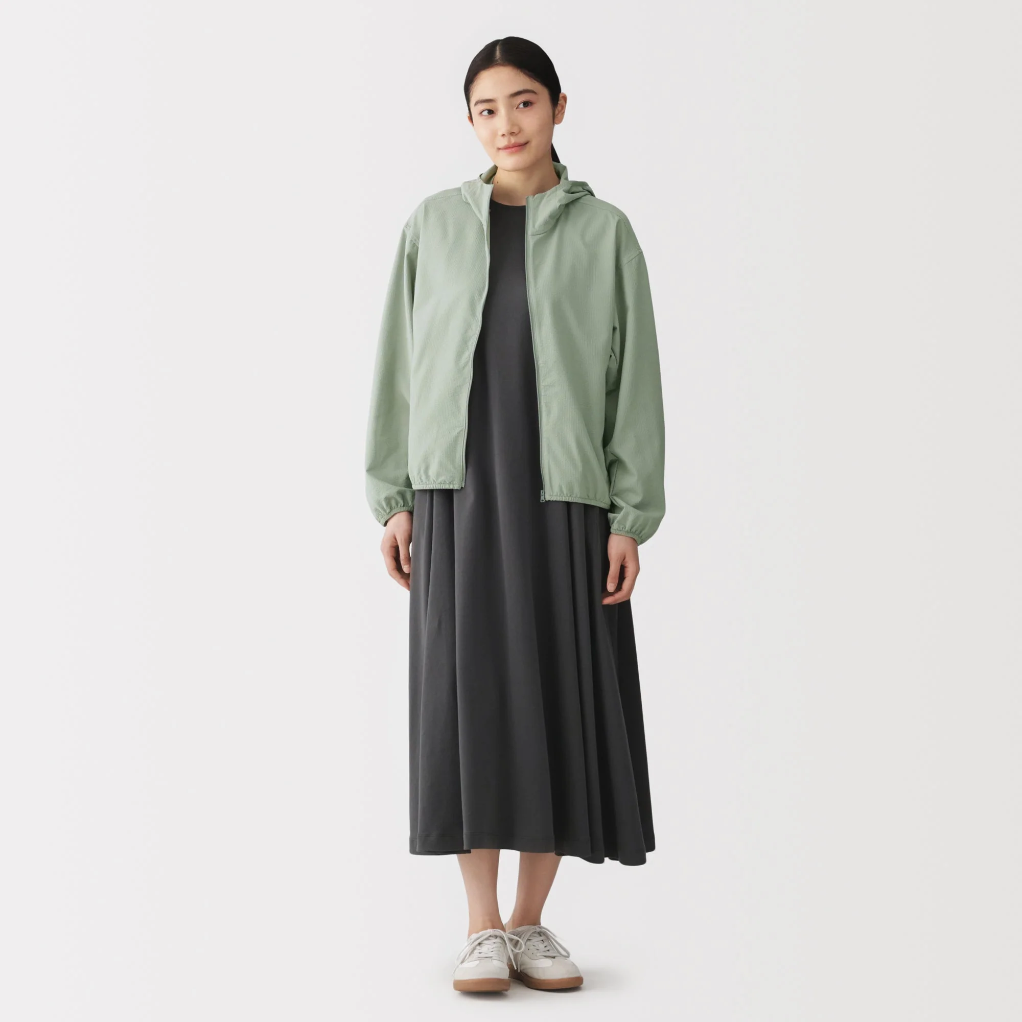 Breathable Seersucker Zip Hoodie - Image 4