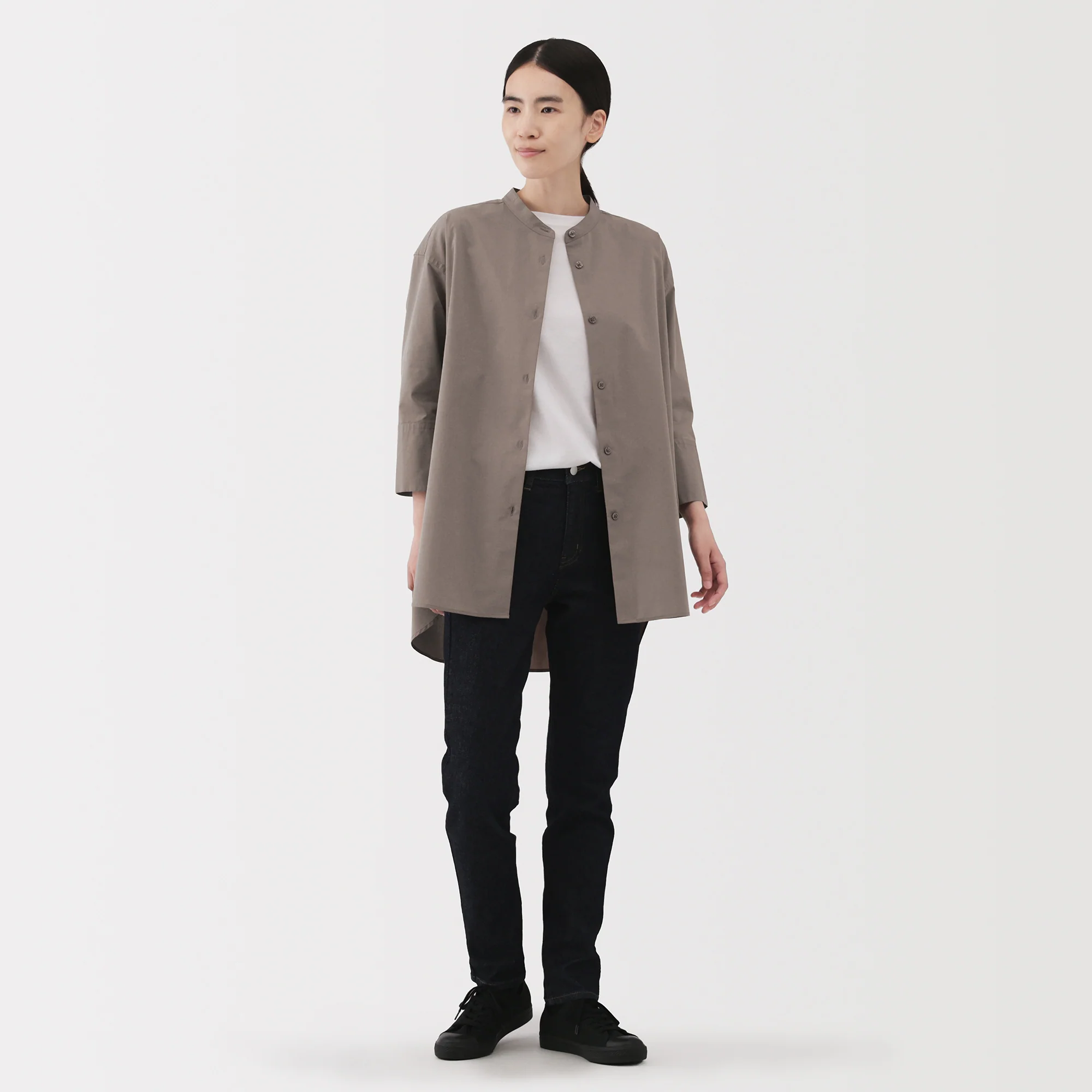 Broadcloth 3/4 Sleeve Tunic - Image 4
