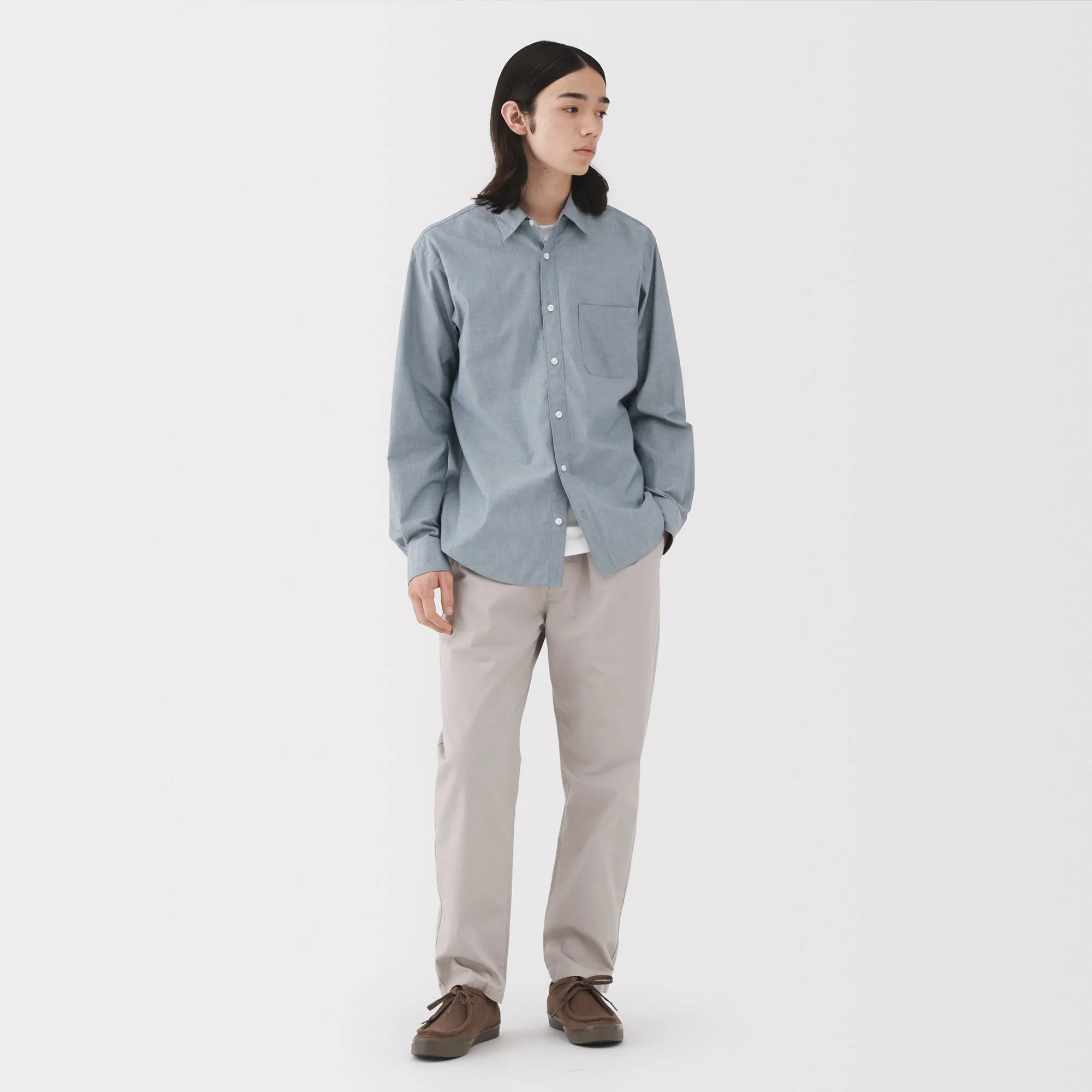 Broadcloth Long Sleeve Shirt - Image 35
