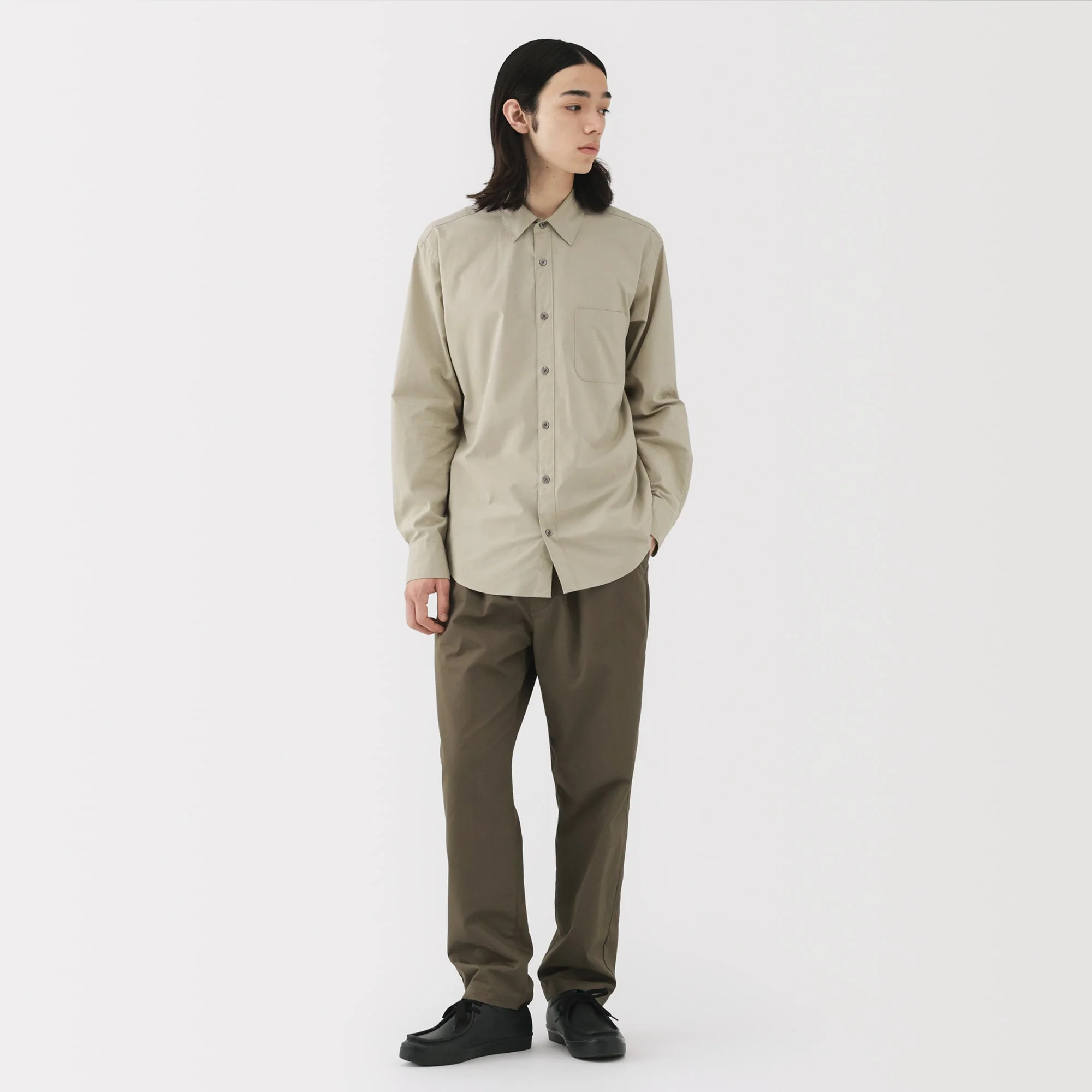 Broadcloth Long Sleeve Shirt - Image 53