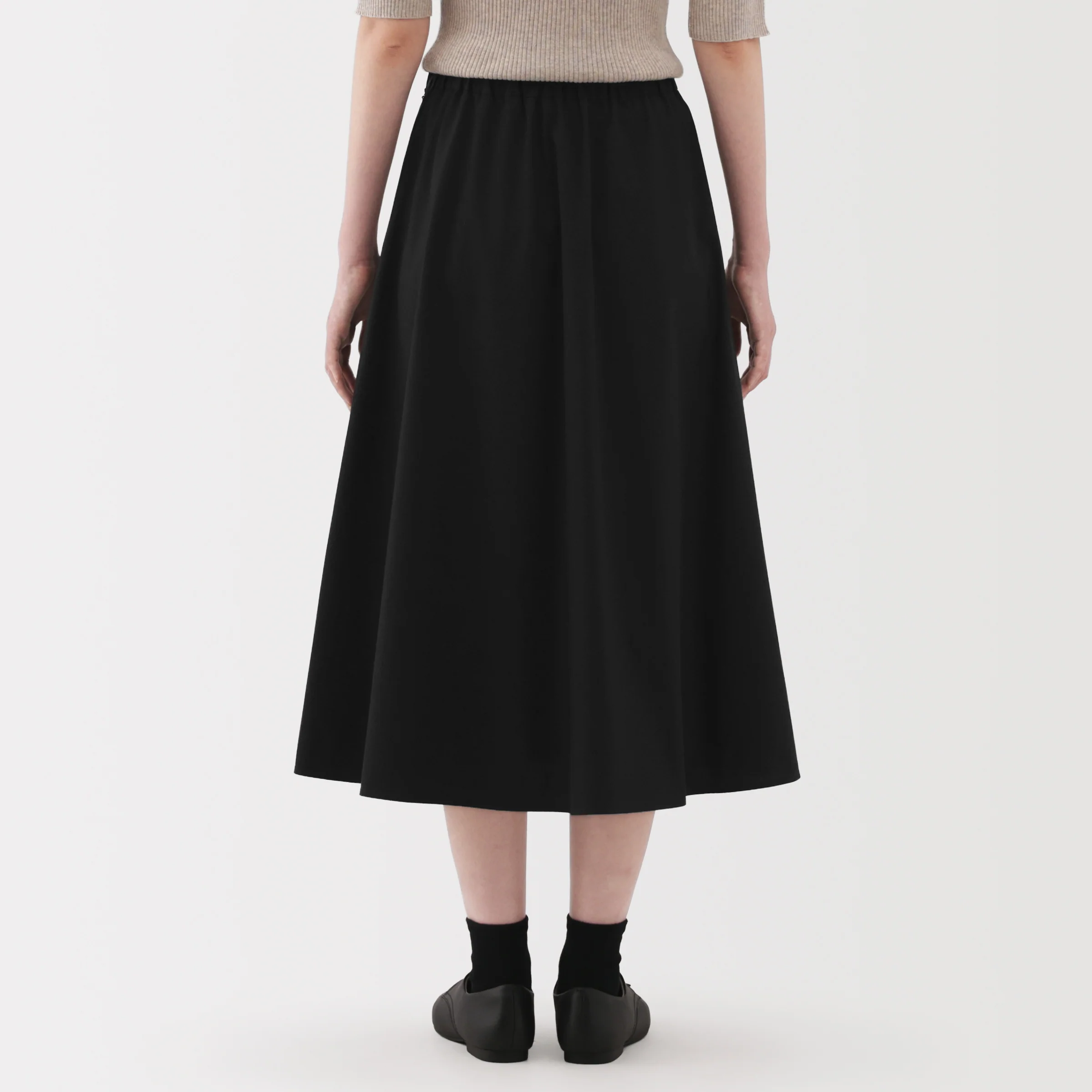 Broadcloth Flared Skirt - Image 17