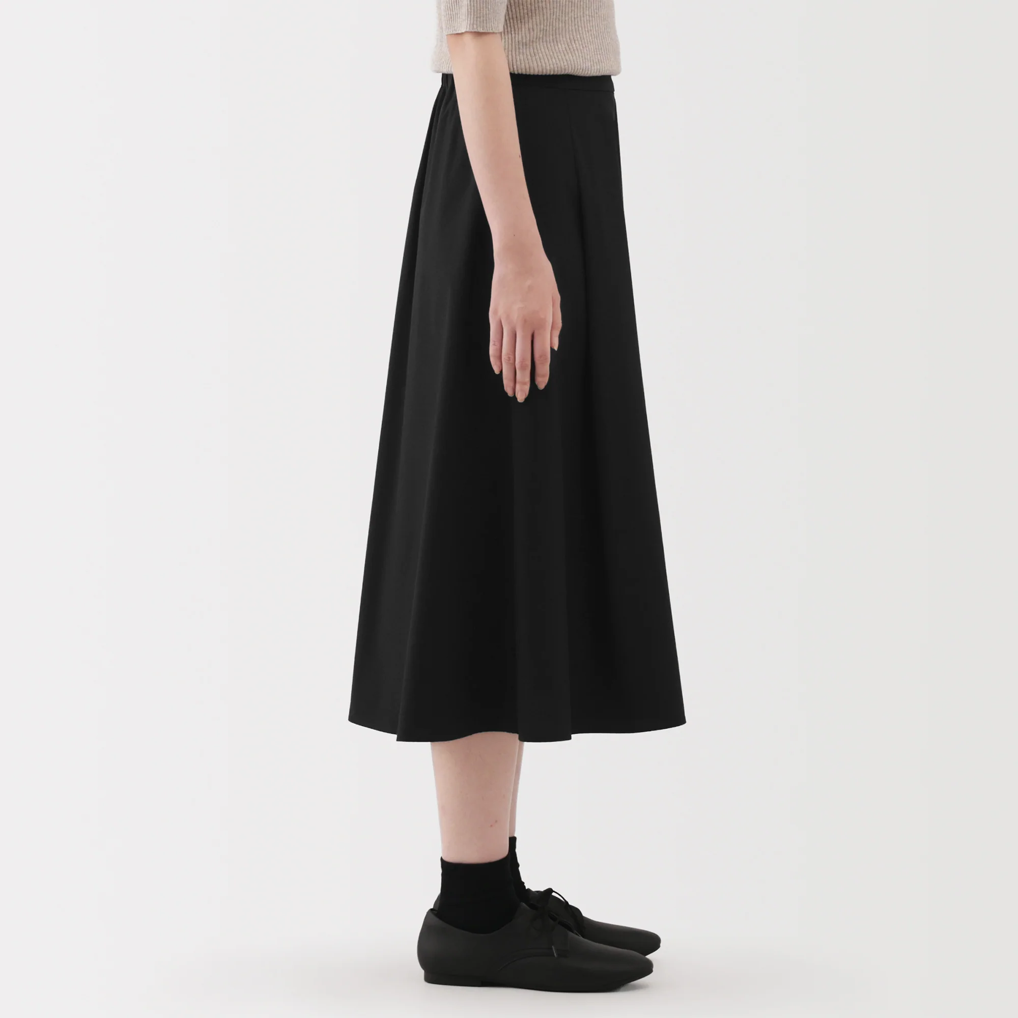 Broadcloth Flared Skirt - Image 27