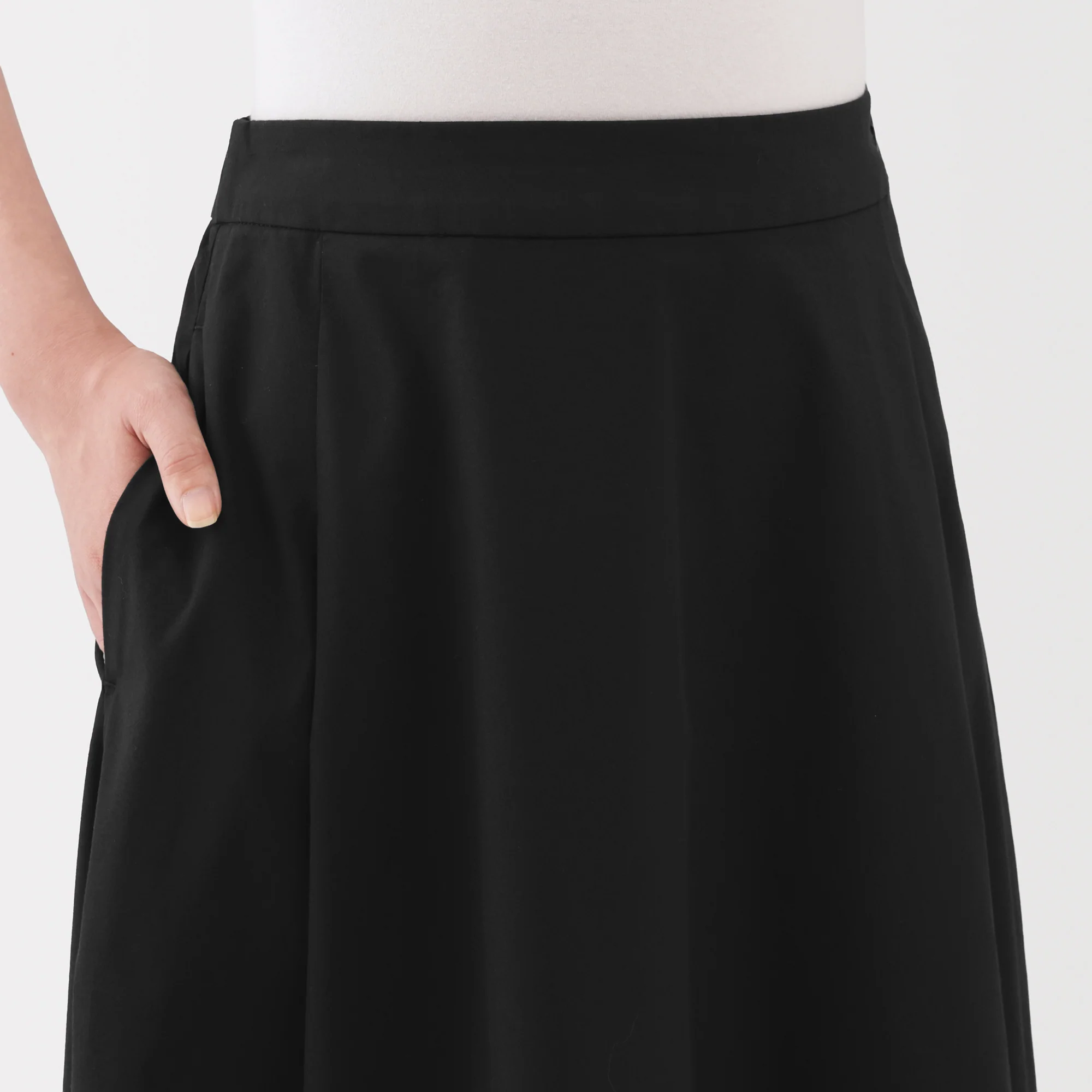 Broadcloth Flared Skirt - Image 7