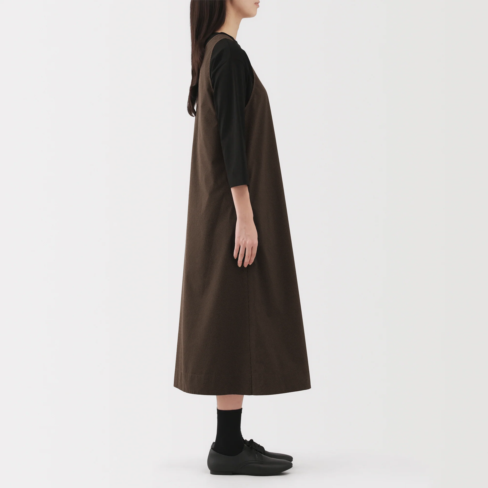 Broadcloth Sleeveless Dress - Image 5