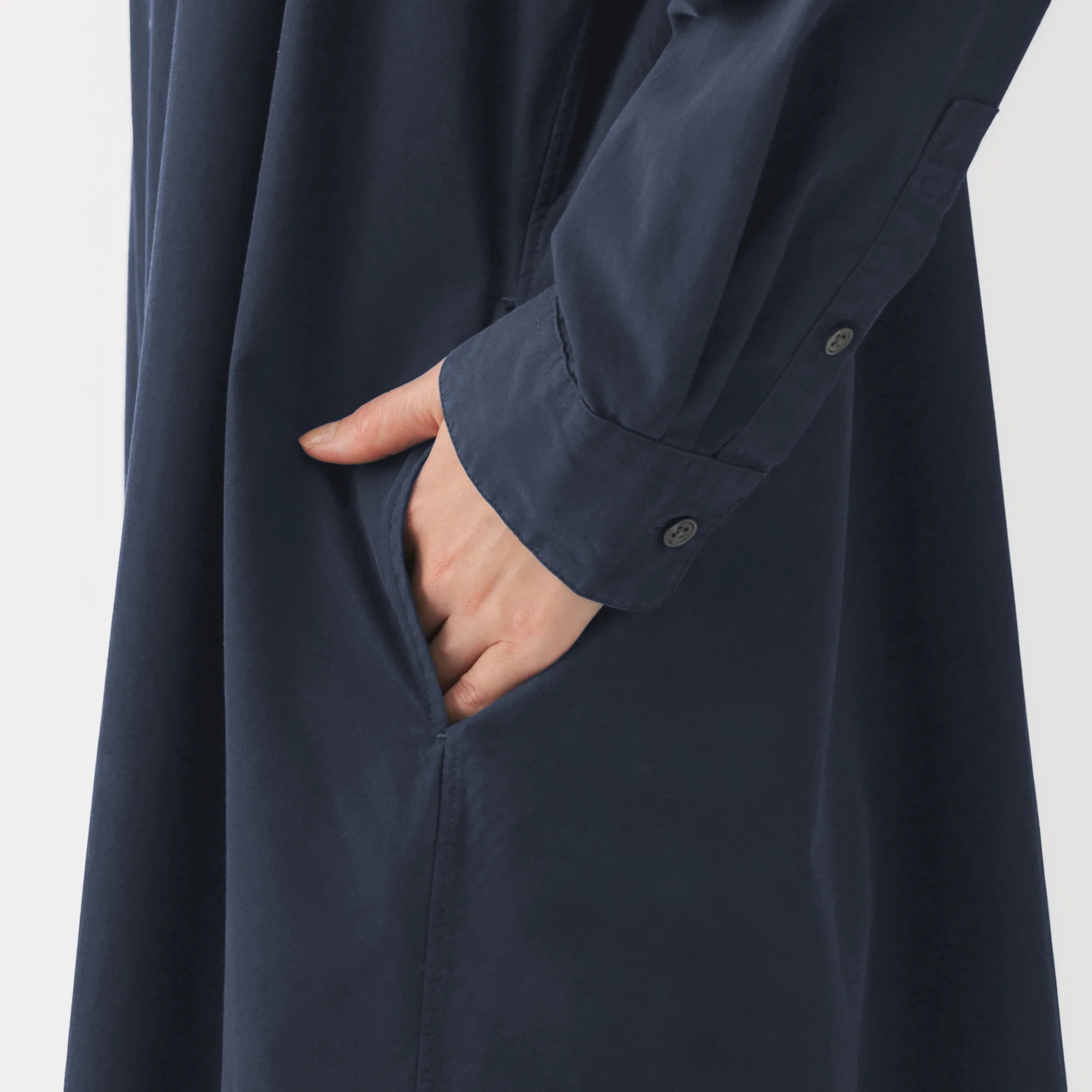 Broadcloth Shirt Dress - Image 16