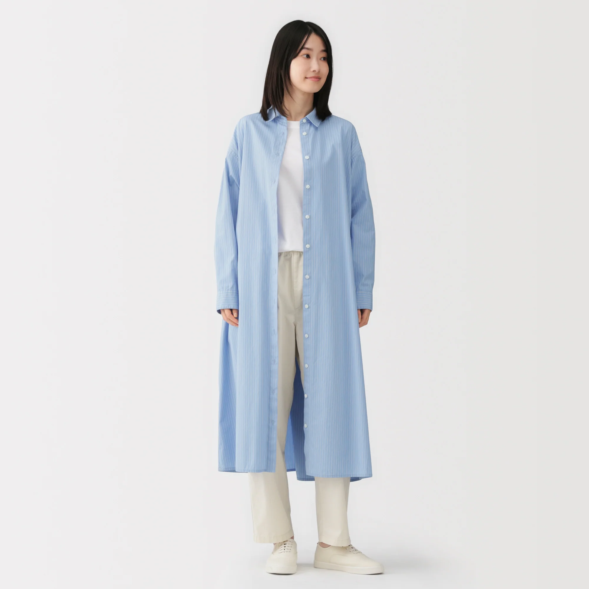 Broadcloth Shirt Dress - Image 4