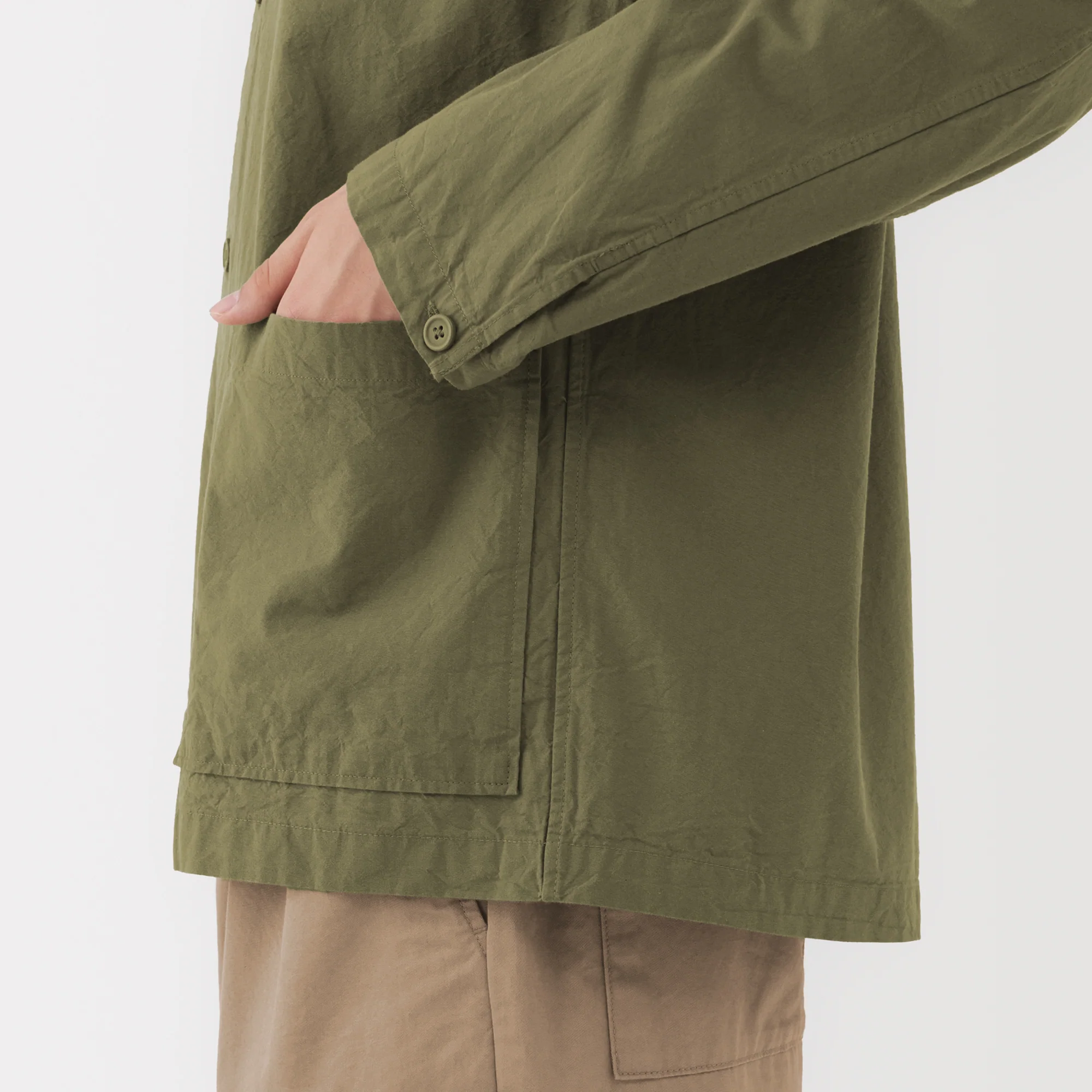 Broadcloth Shirt Jacket - Image 8