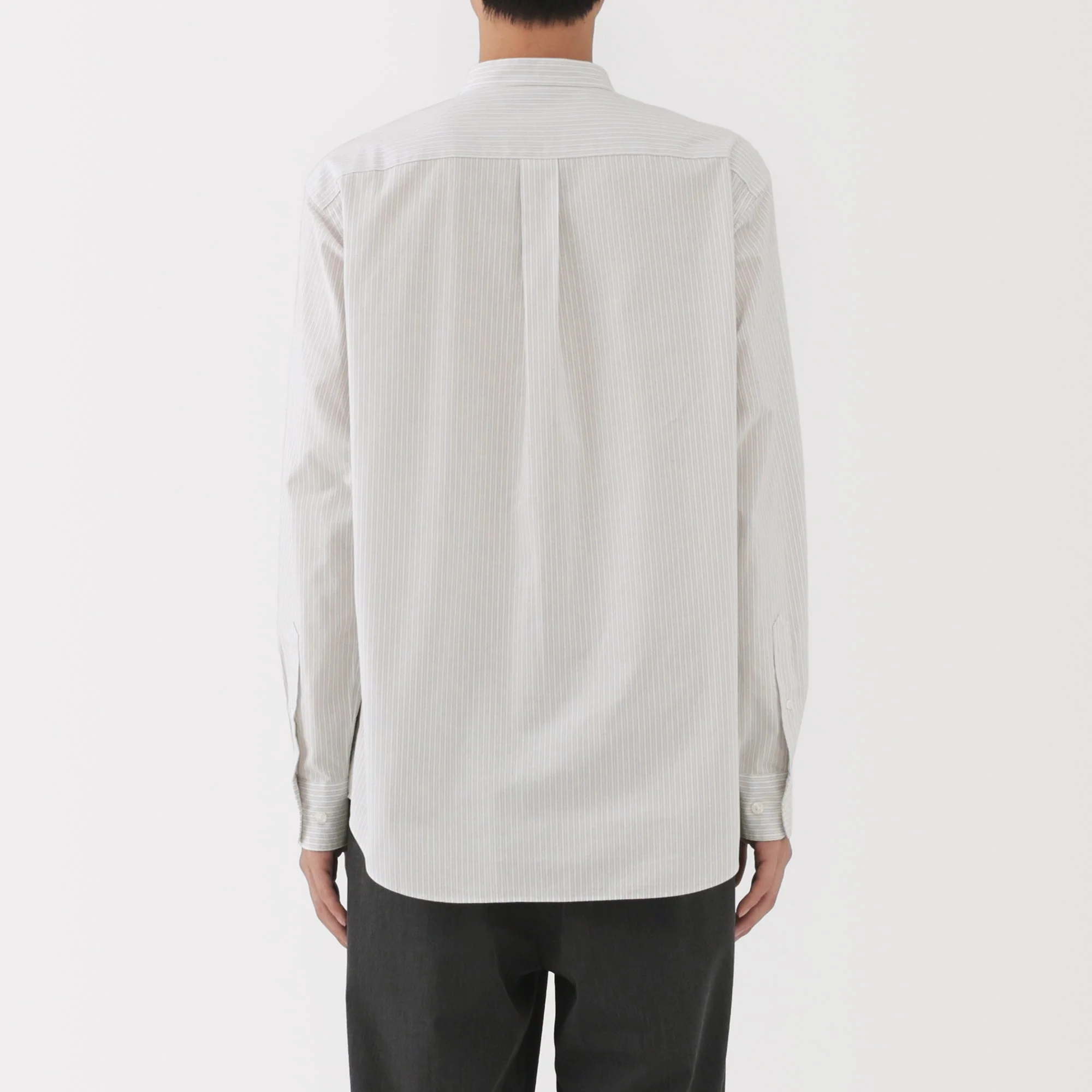 Broadcloth Stand Collar Shirt - Image 33