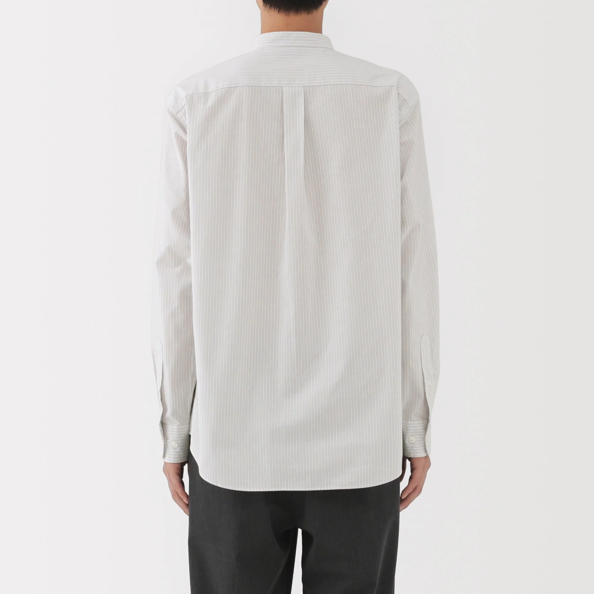 Broadcloth Stand Collar Shirt - Image 42