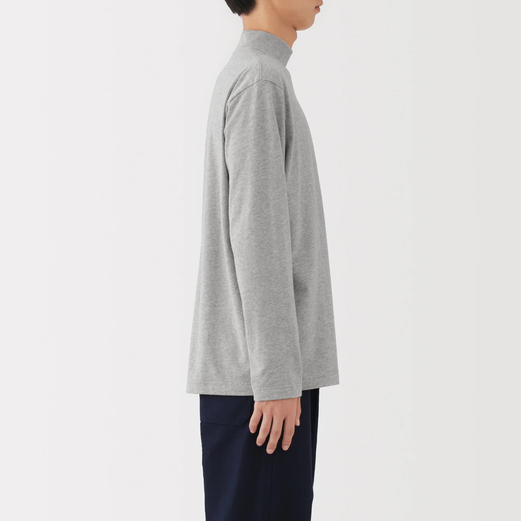 Brushed High Neck T-Shirt - Image 14