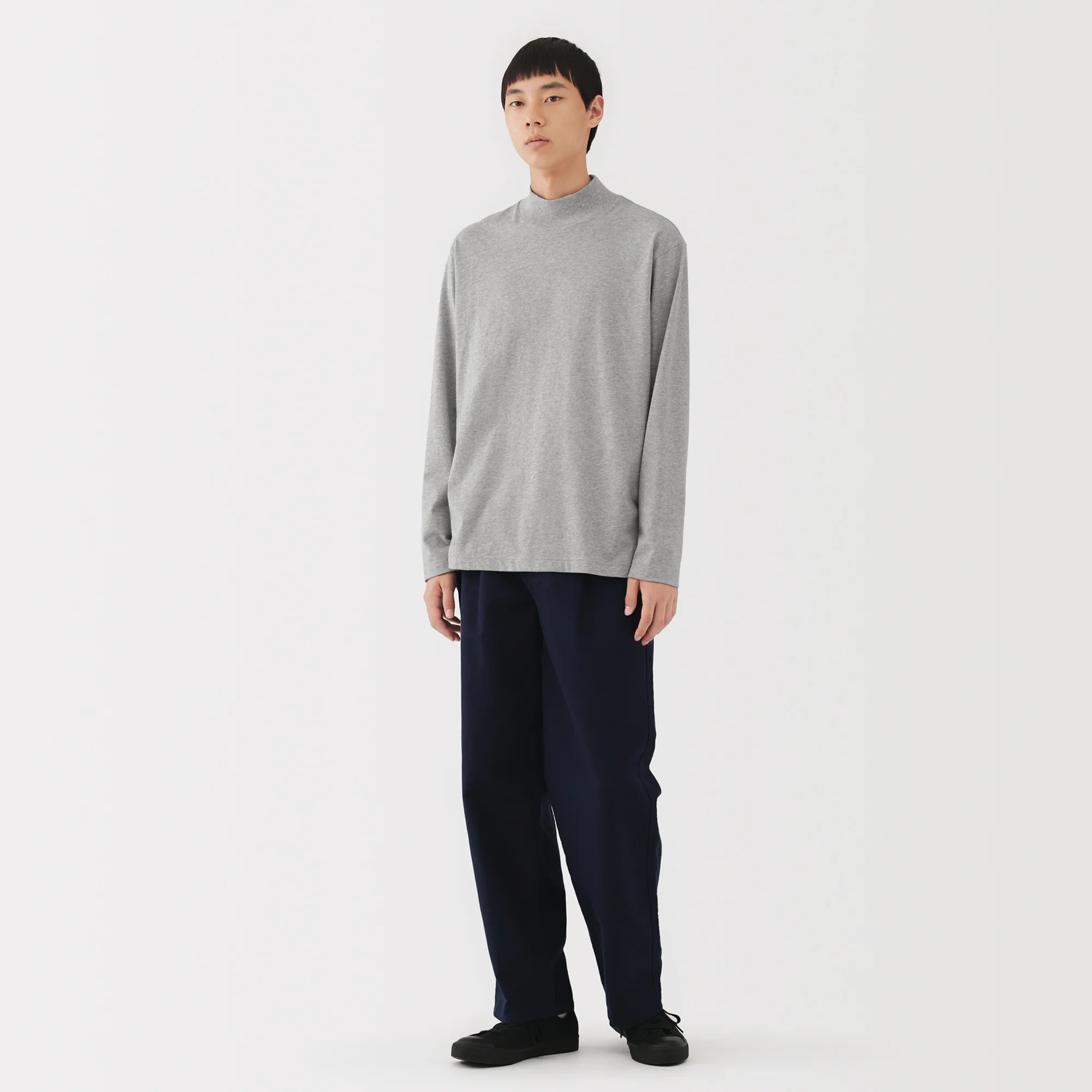 Brushed High Neck T-Shirt - Image 20