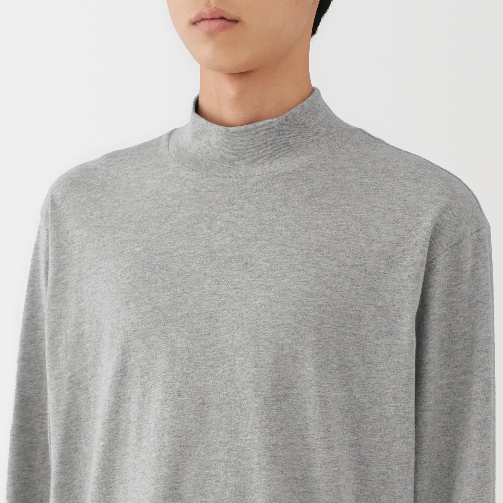 Brushed High Neck T-Shirt - Image 31