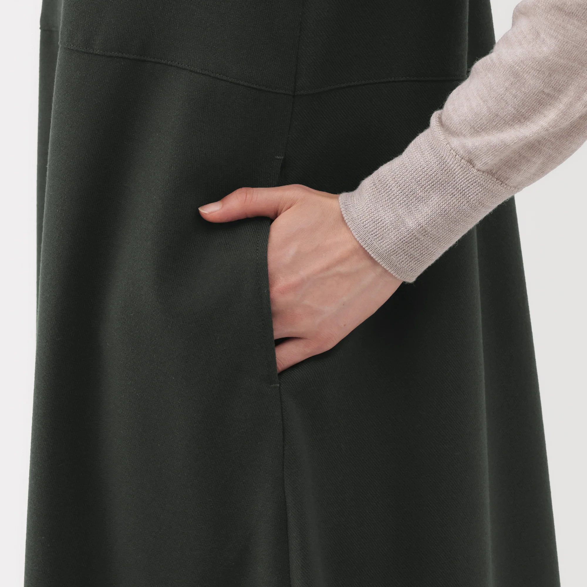 Brushed Jumper Dress - Image 9