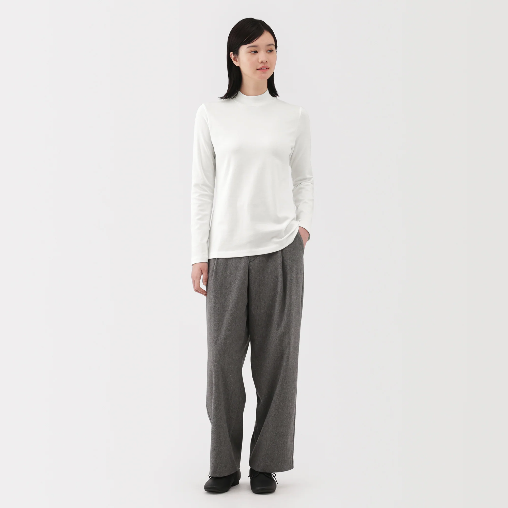 Brushed Mockneck T-Shirt - Image 18
