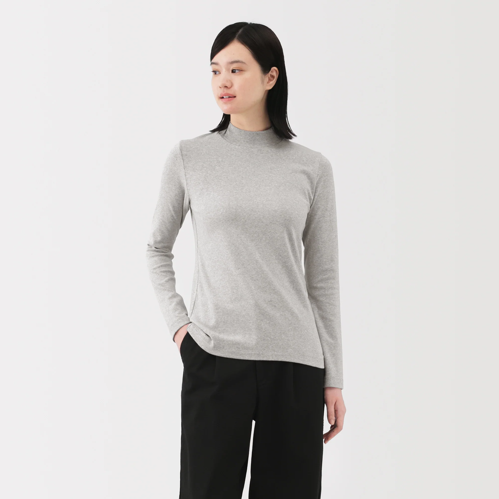 Brushed Mockneck T-Shirt - Image 24