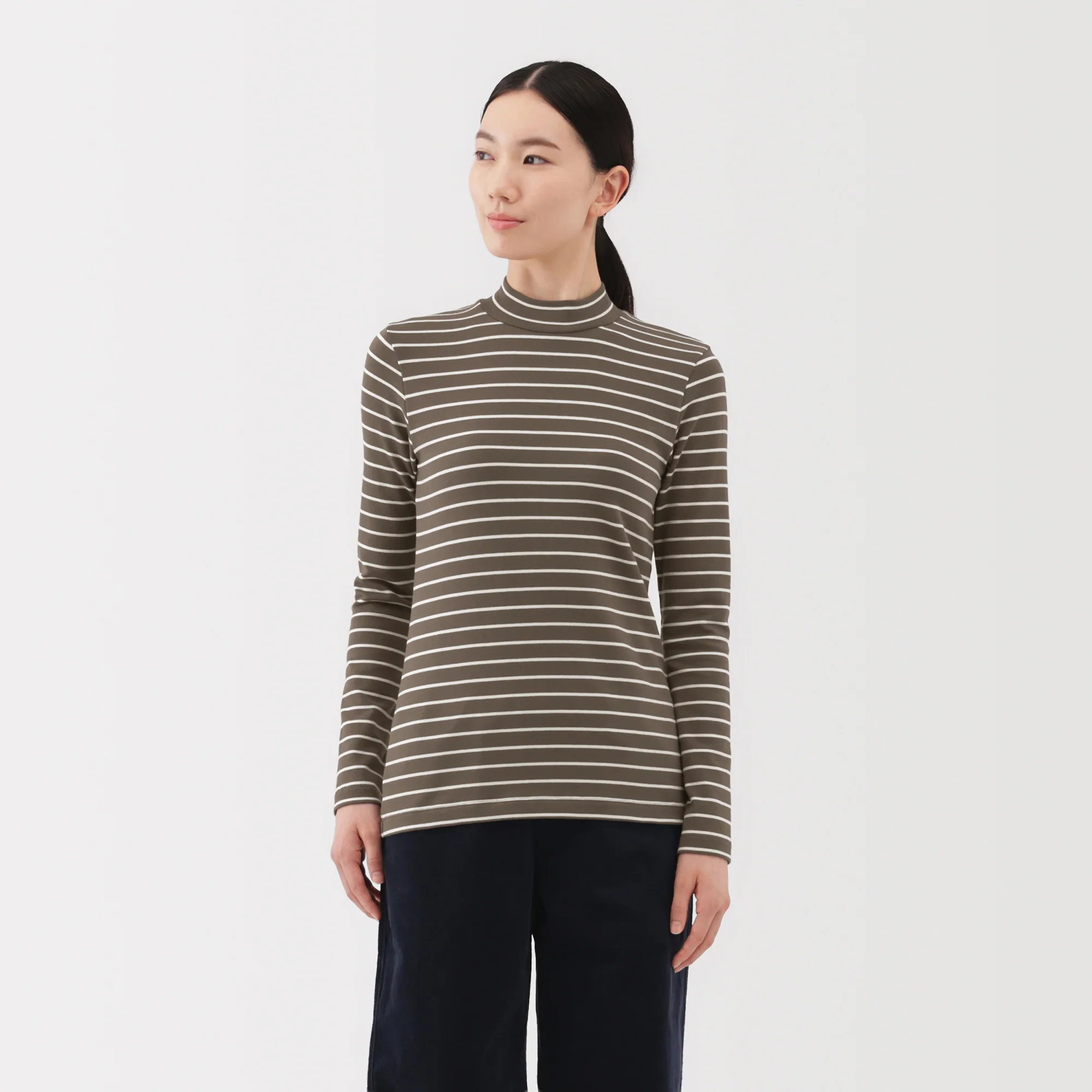 Brushed Mockneck T-Shirt - Image 38