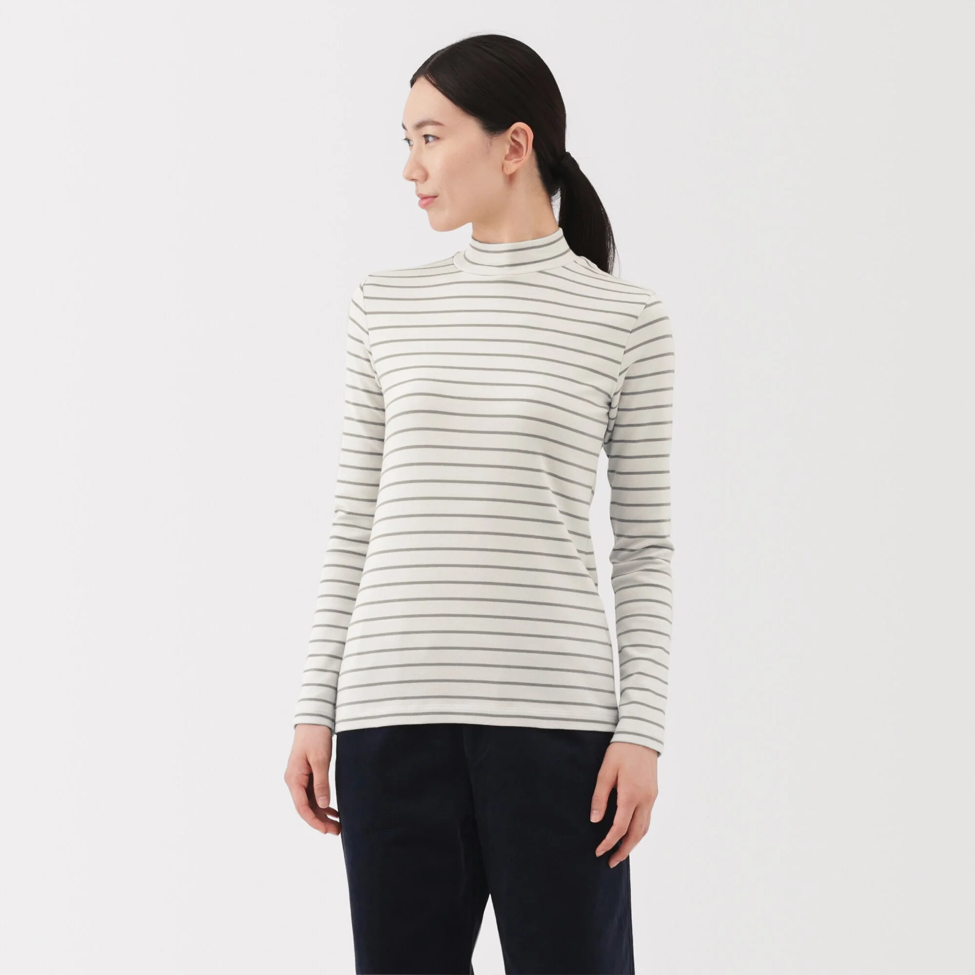 Brushed Mockneck T-Shirt - Image 45