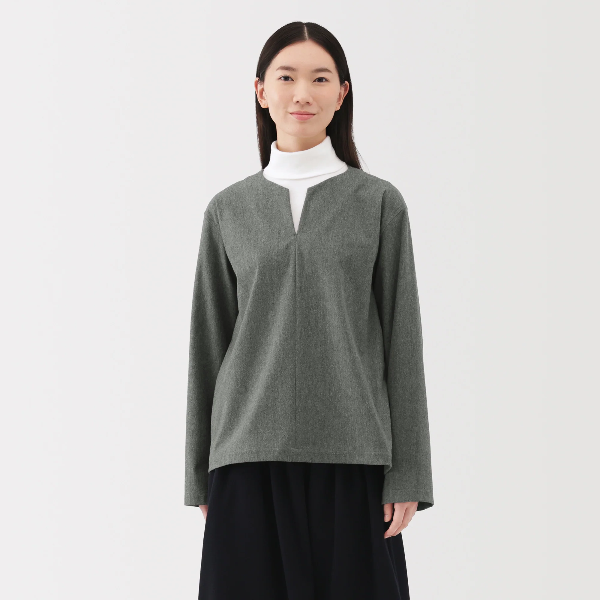 Brushed Pullover Blouse - Image 3